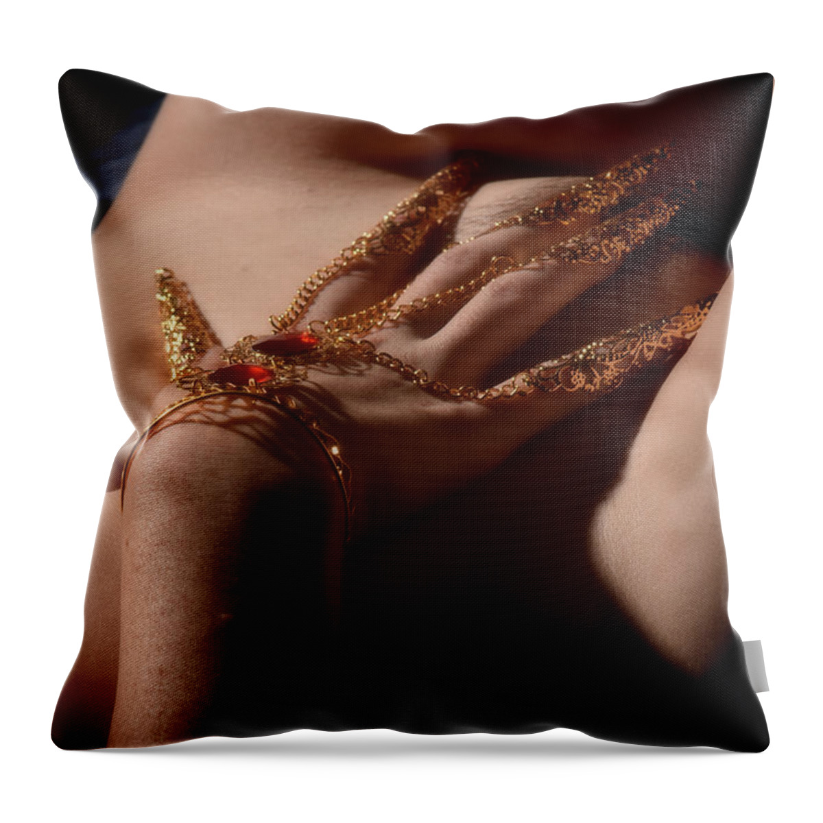 Details Throw Pillow featuring the photograph Pointed II by Michael McGowan