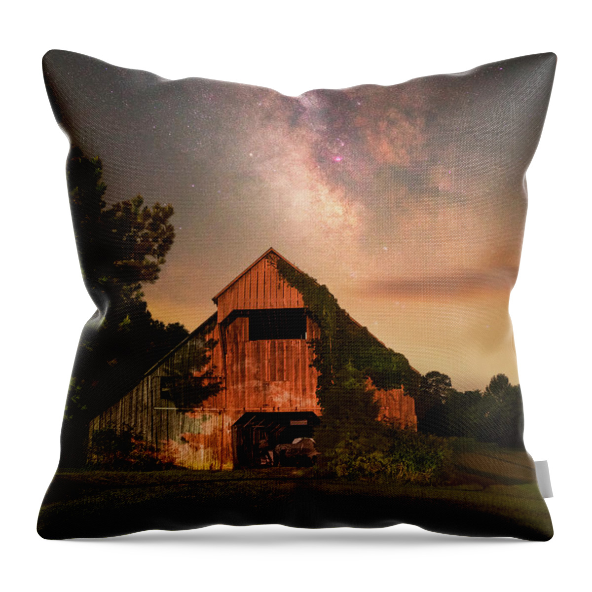 Nightscape Throw Pillow featuring the photograph Pope County by Grant Twiss