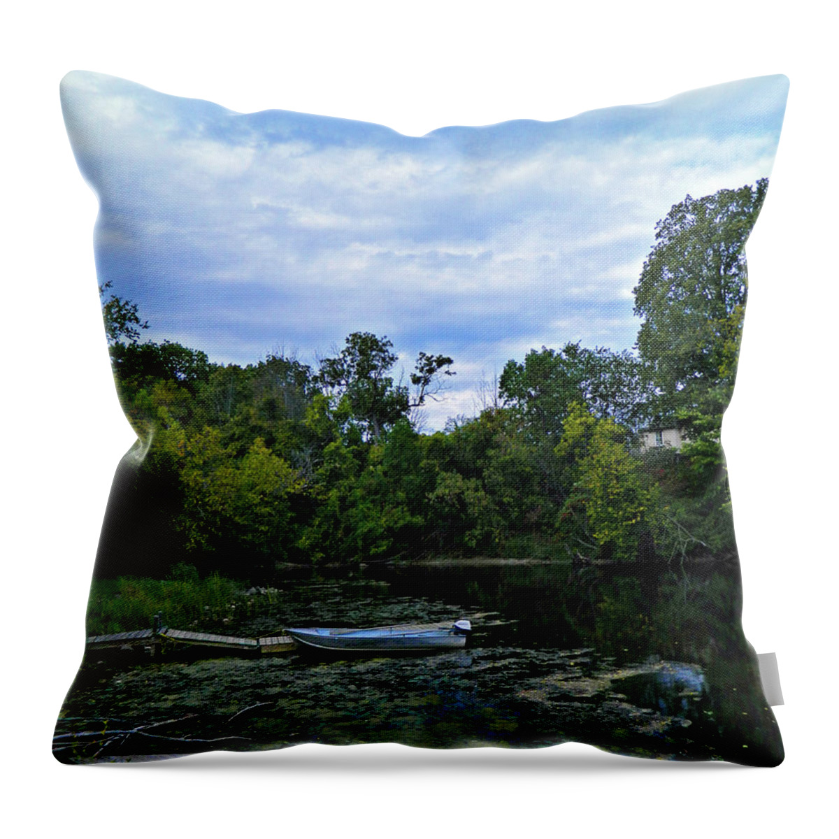 Pour Some Nature On Me Throw Pillow featuring the photograph Pour Some Nature On Me by Cyryn Fyrcyd