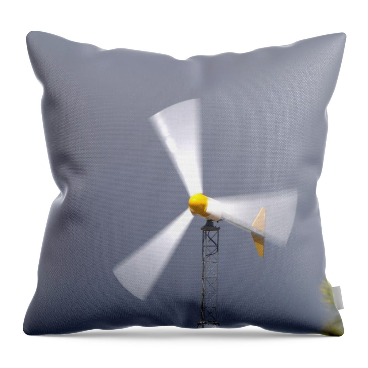 Mojave Throw Pillow featuring the photograph Power of Spin by Richard Thomas