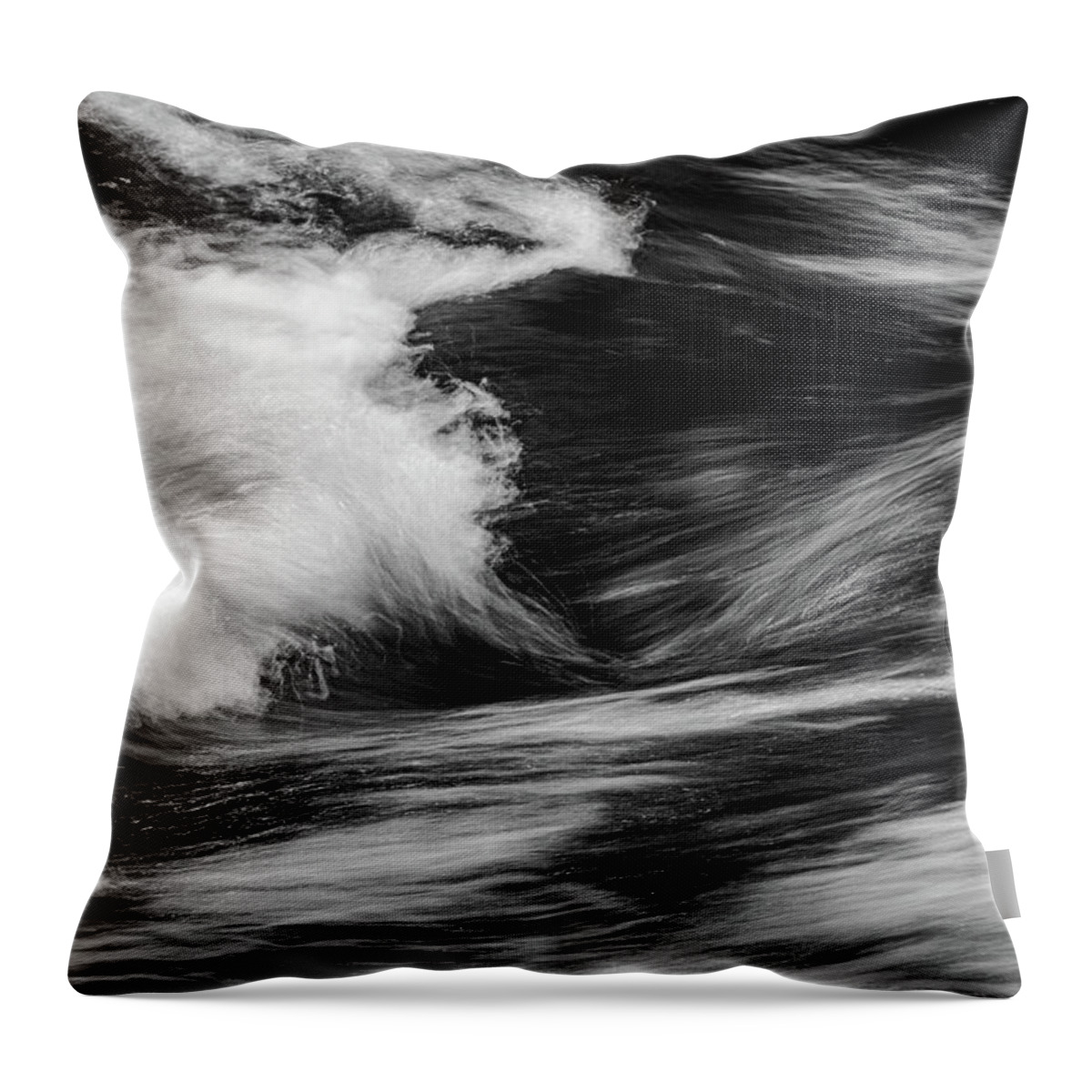 Water Throw Pillow featuring the photograph Rapids by Rick Nelson