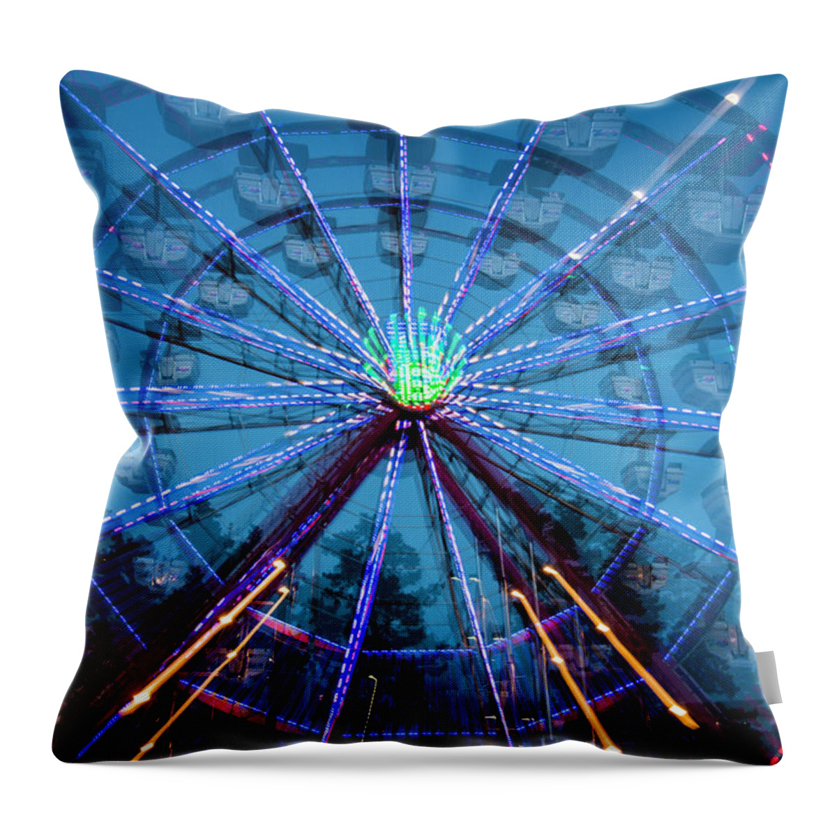Ride Throw Pillow featuring the photograph Release the Transport Pods by Alex Lapidus