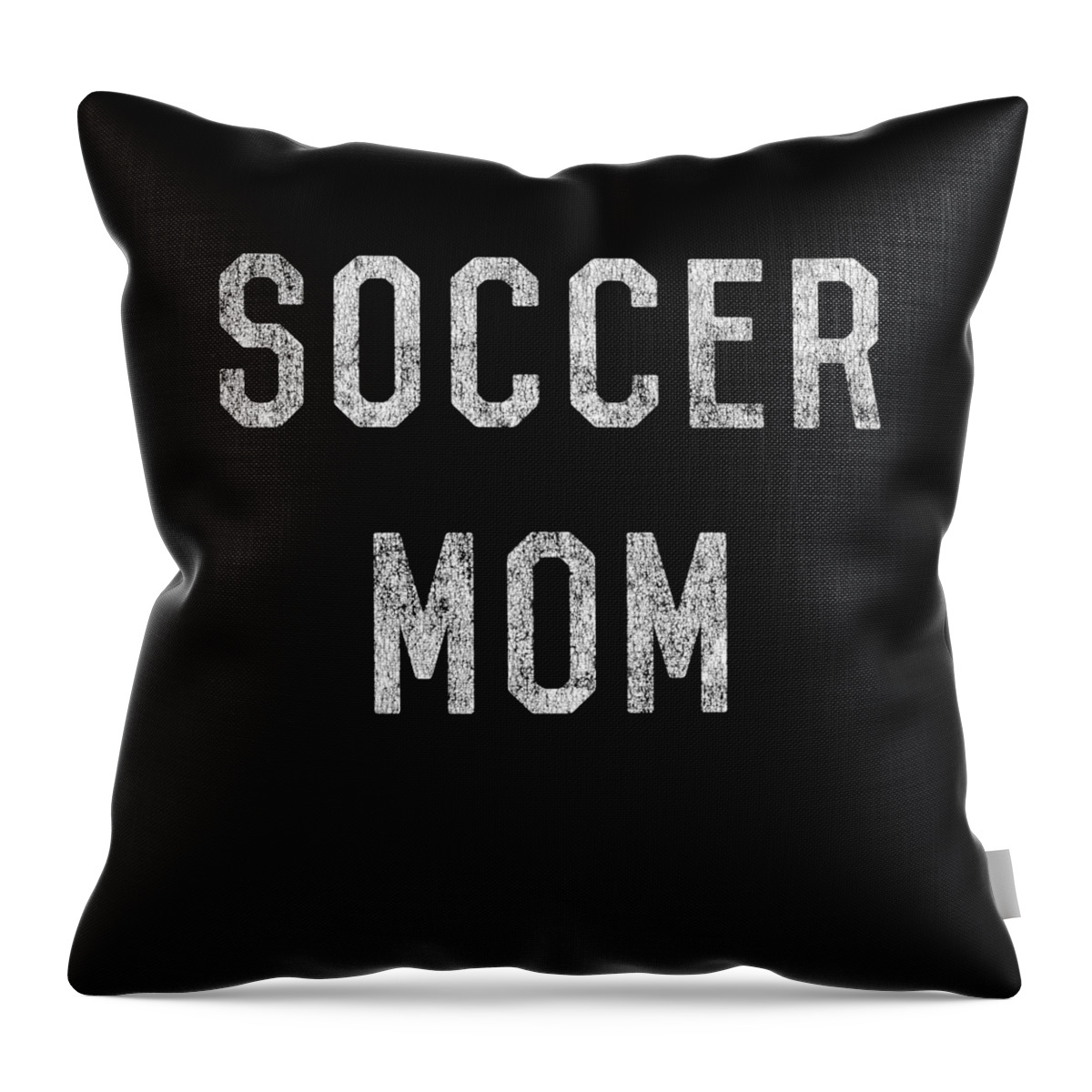 Gifts For Mom Throw Pillow featuring the digital art Retro Soccer Mom by Flippin Sweet Gear