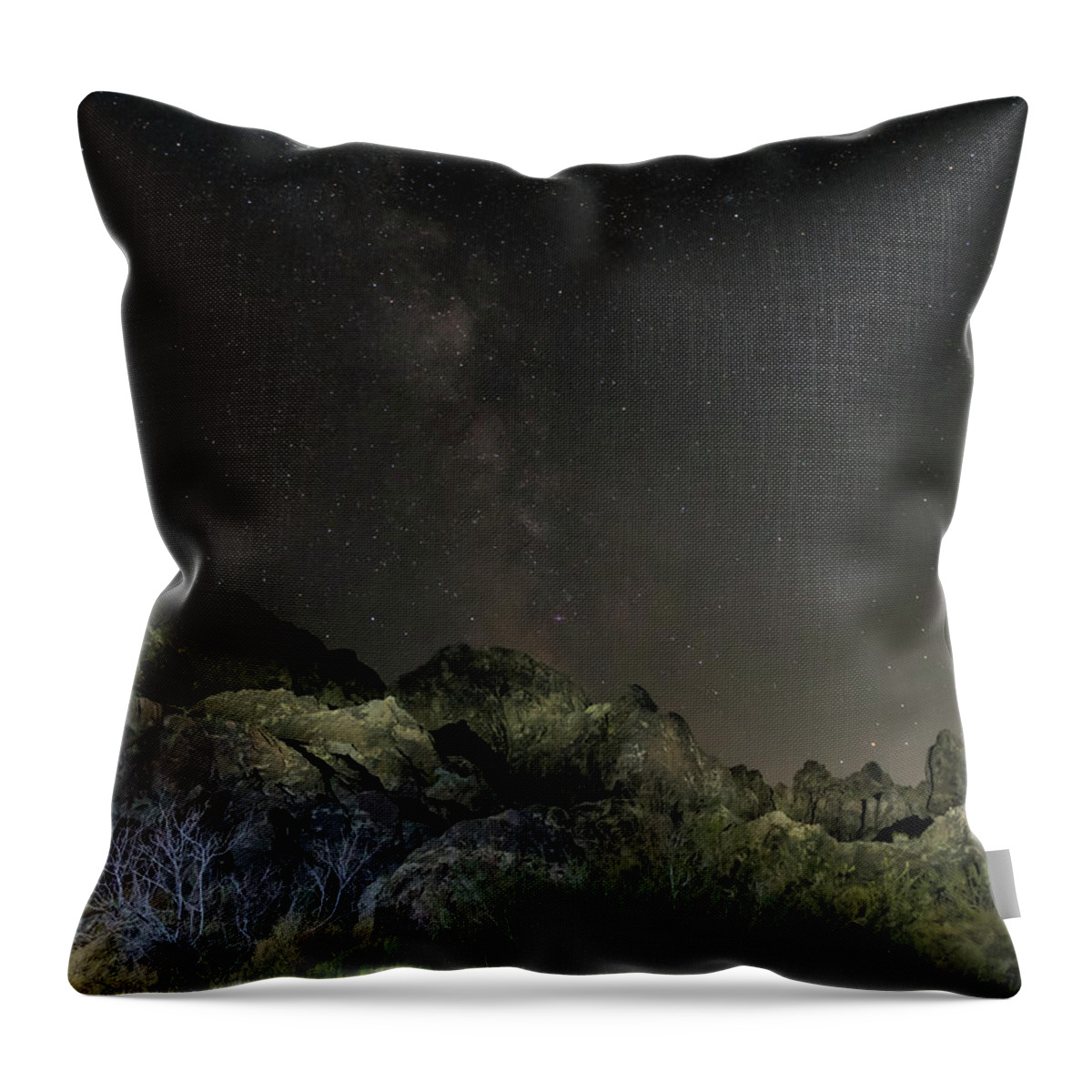 Milkyway Throw Pillow featuring the photograph Rise by Daniel Hayes