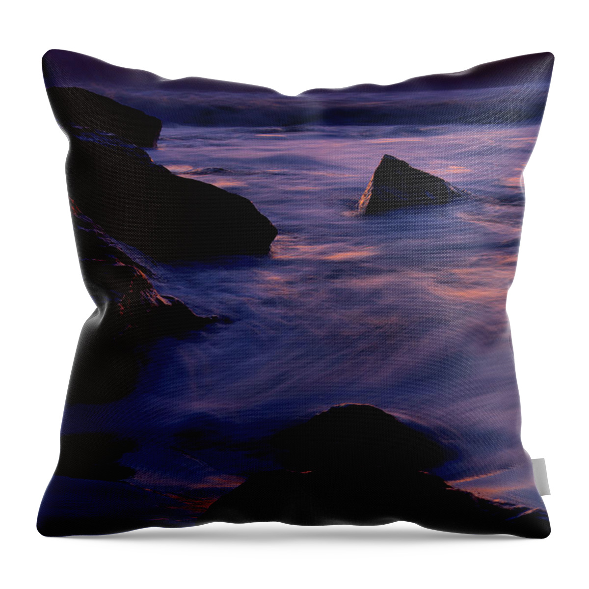 Ocean Throw Pillow featuring the photograph Rock 4 by Buddy Scott
