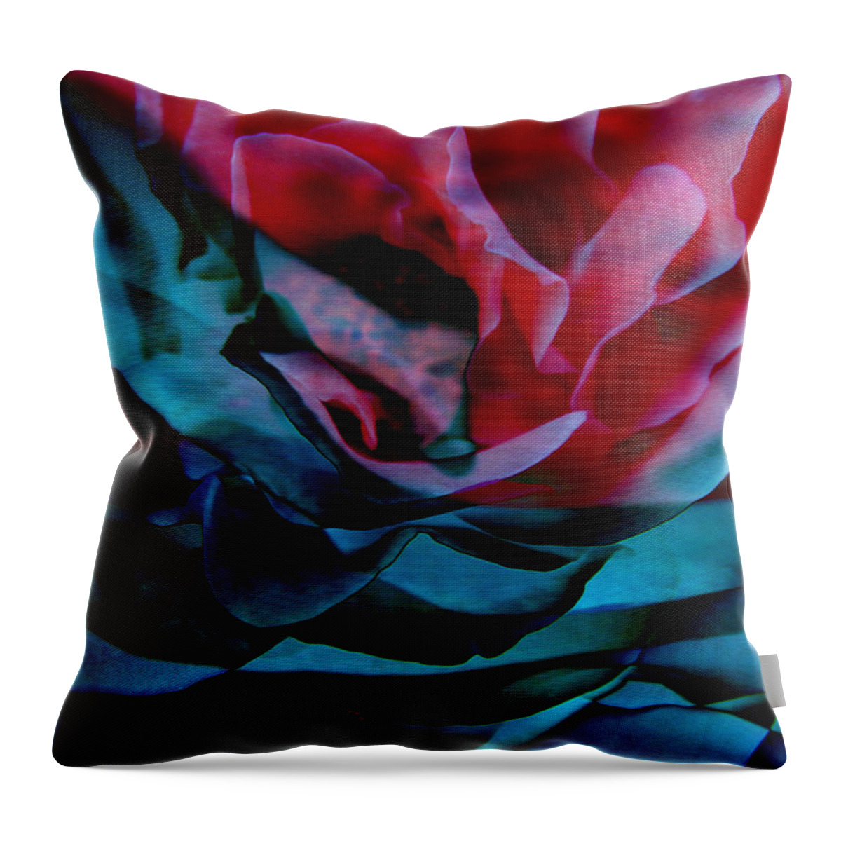 Abstract Art Throw Pillow featuring the painting Romance - Abstract Art by Jaison Cianelli