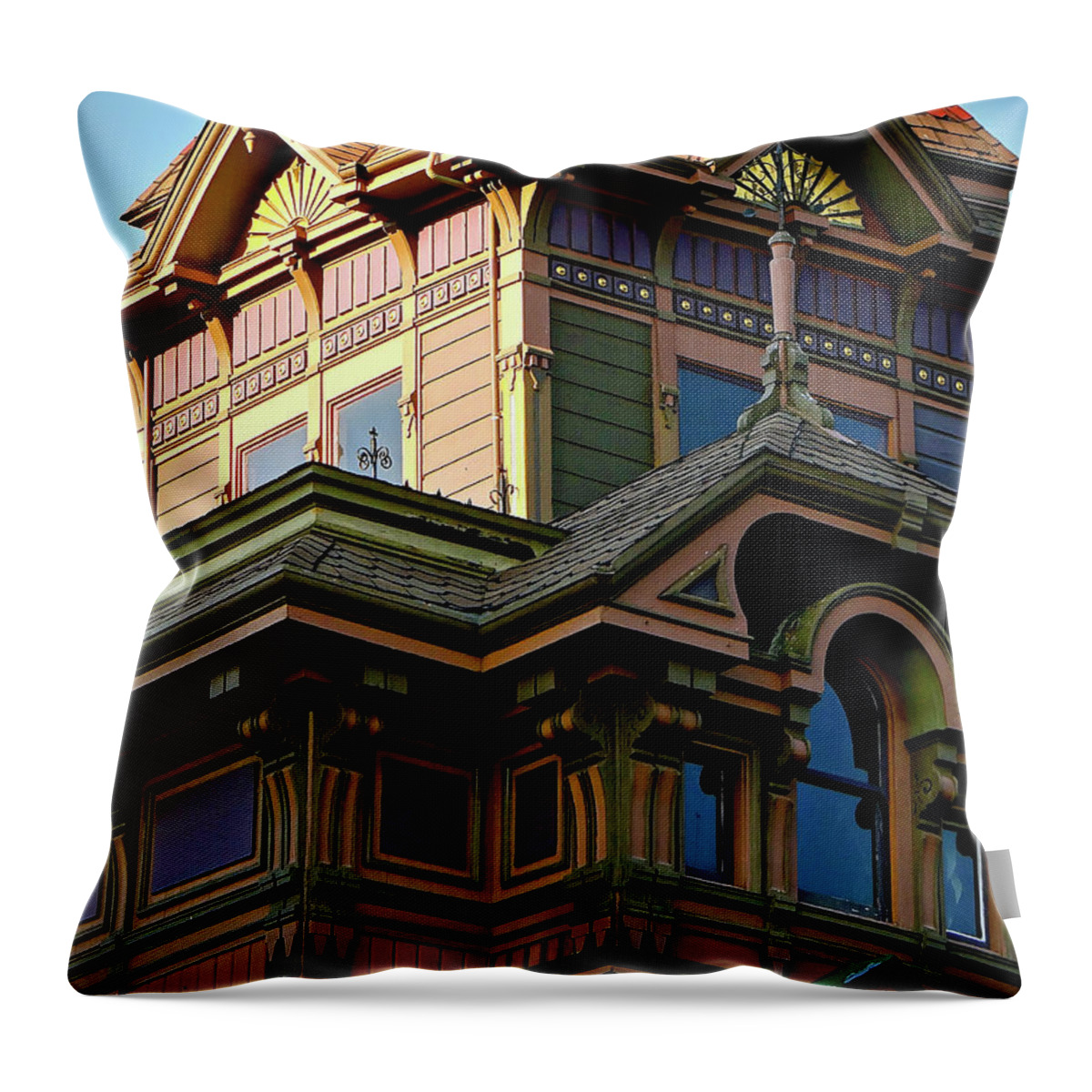 San Francisco Throw Pillow featuring the photograph Russian Dressing by Ira Shander