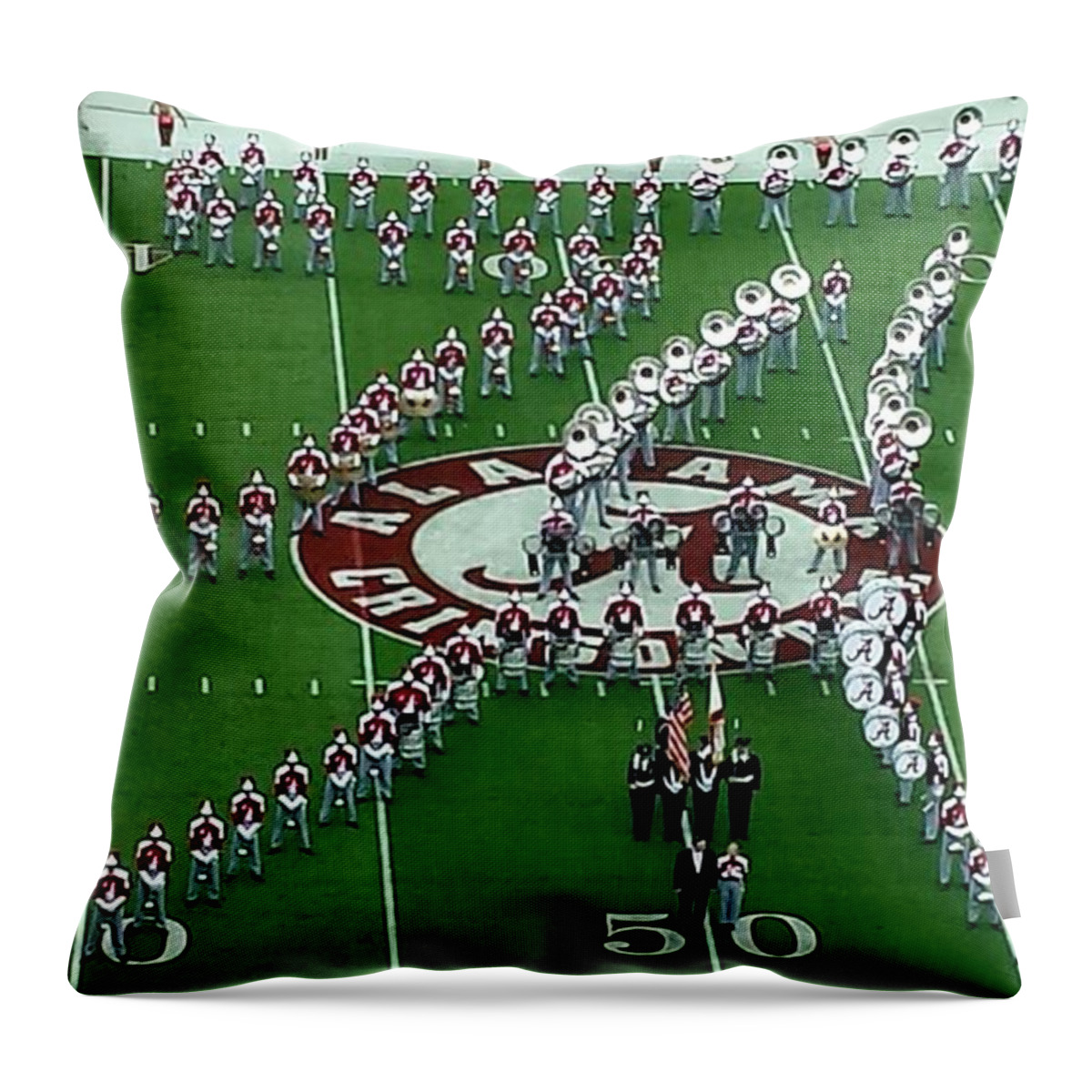 Gameday Throw Pillow featuring the photograph Script A by Kenny Glover