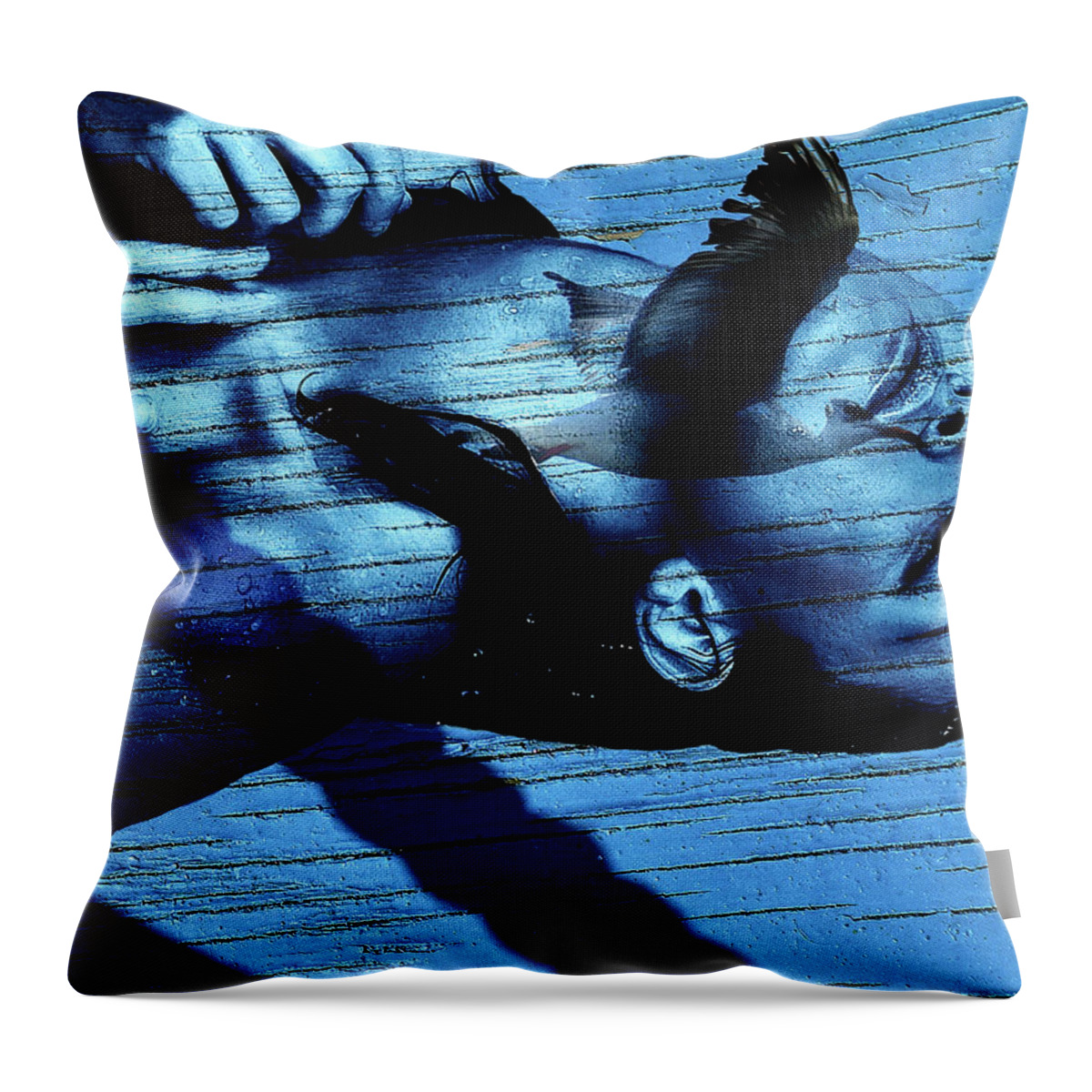 Soul Throw Pillow featuring the photograph Sea and sky by Al Fio Bonina