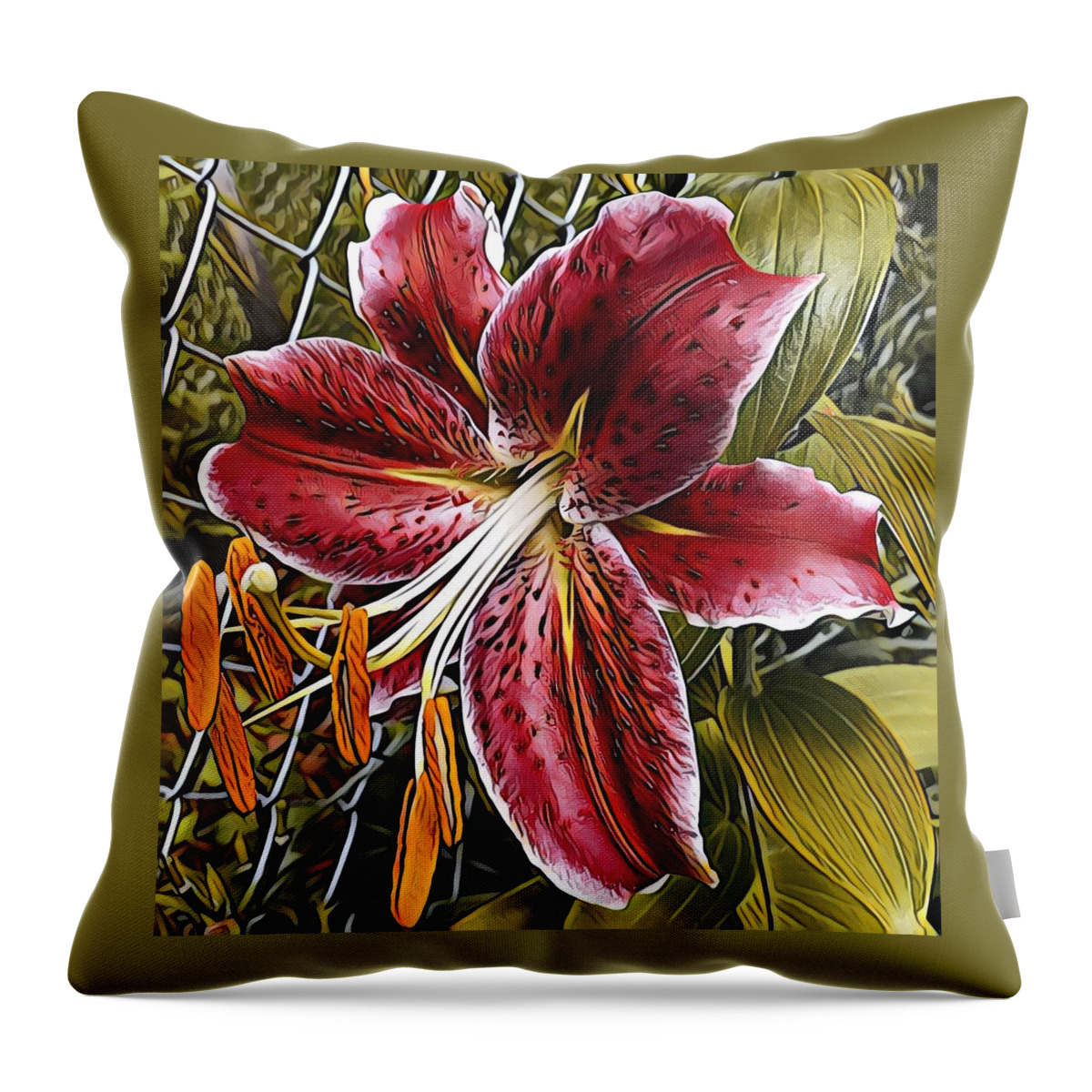 Flora Throw Pillow featuring the photograph Sensation by Bruce Bley