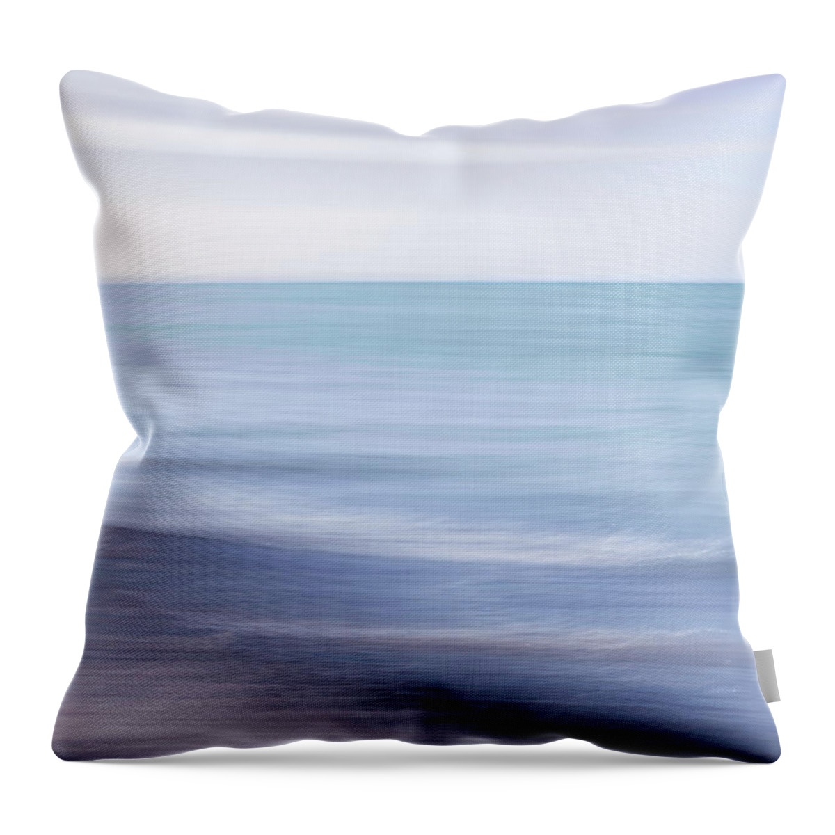 Abstract Throw Pillow featuring the photograph Shades of Blue by Forest Floor Photography