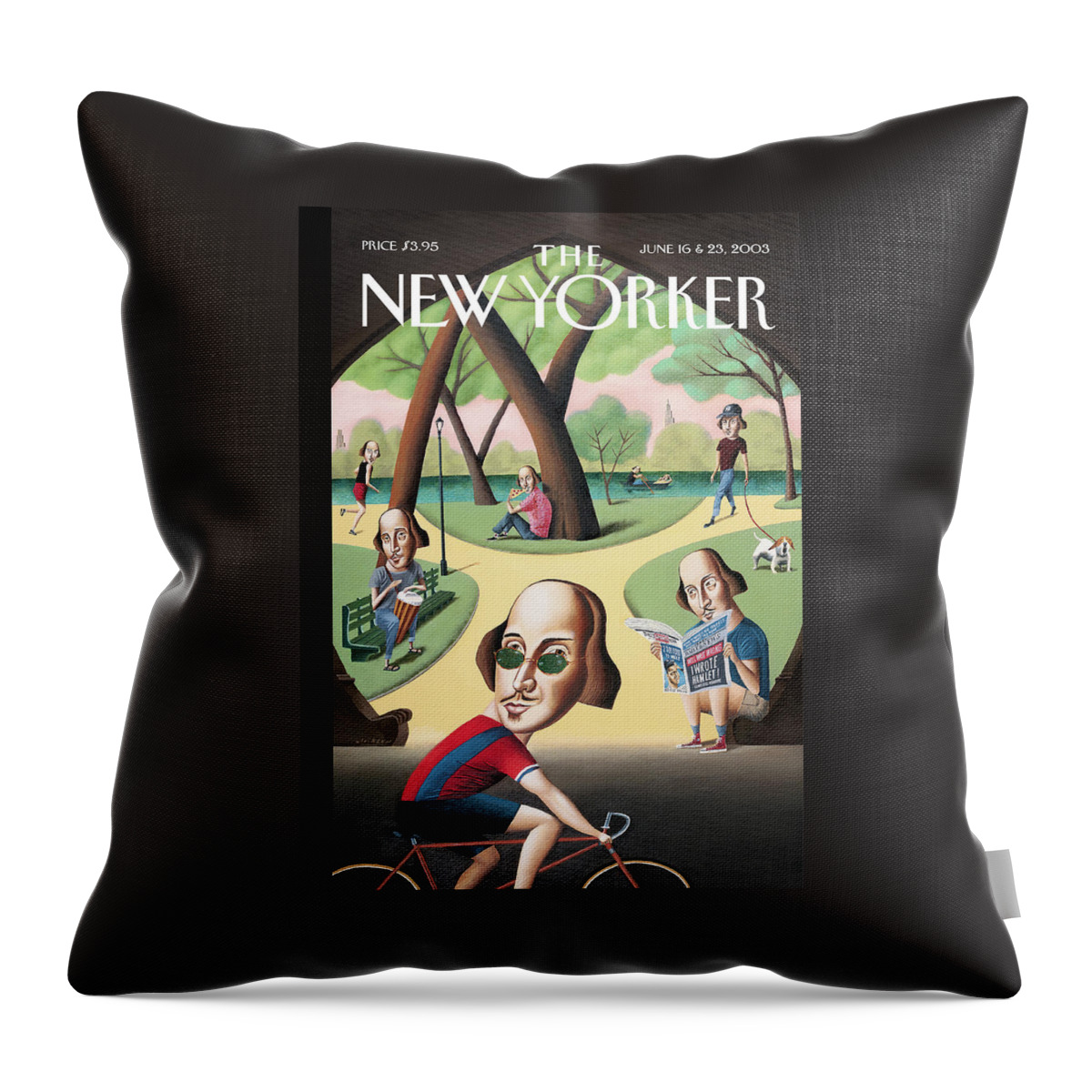 Shakespeares In The Park Throw Pillow