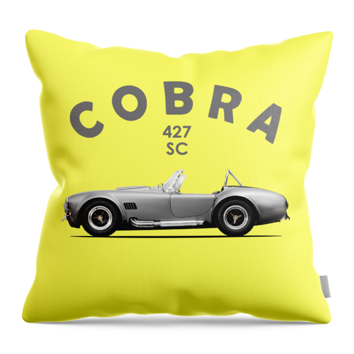 Shelby Cobra Throw Pillow featuring the photograph Shelby Cobra by Mark Rogan