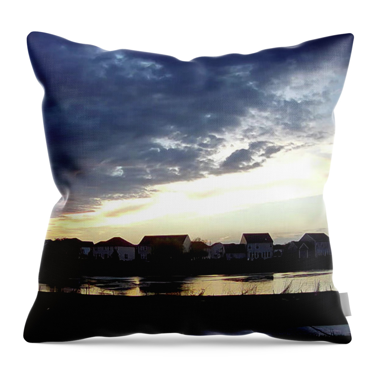 Sky Throw Pillow featuring the photograph Skycam 17 by Fred Larucci