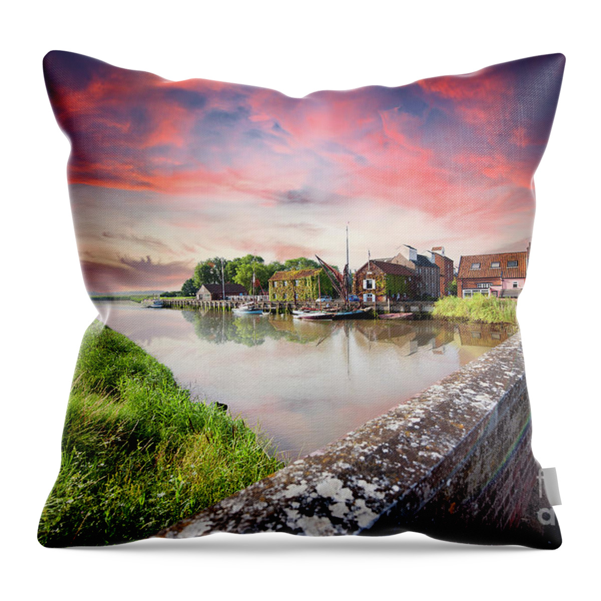 2014 Throw Pillow featuring the photograph Snape in Suffolk UK by Jack Torcello