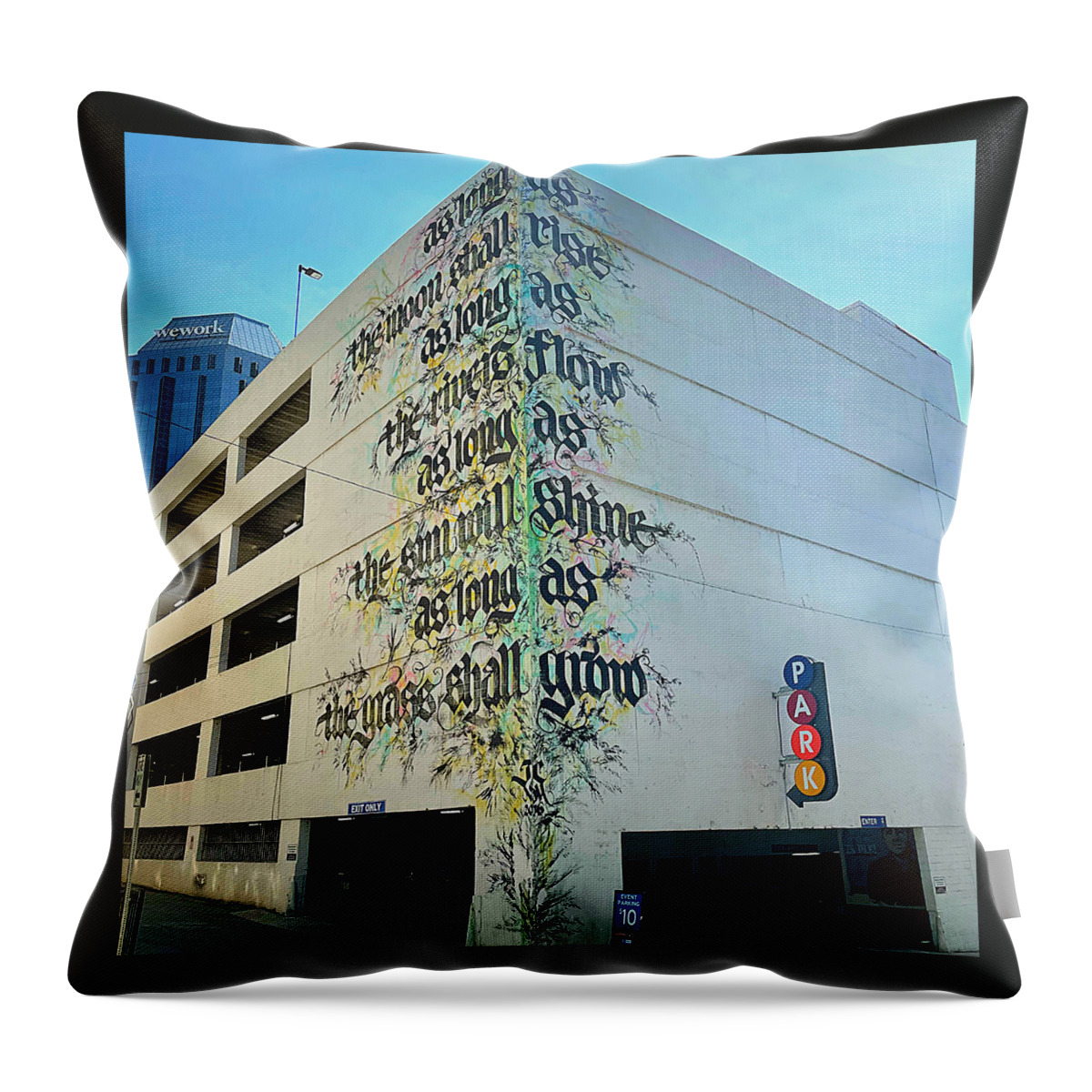 Quote Throw Pillow featuring the photograph So Quoth The Corner by Lee Darnell