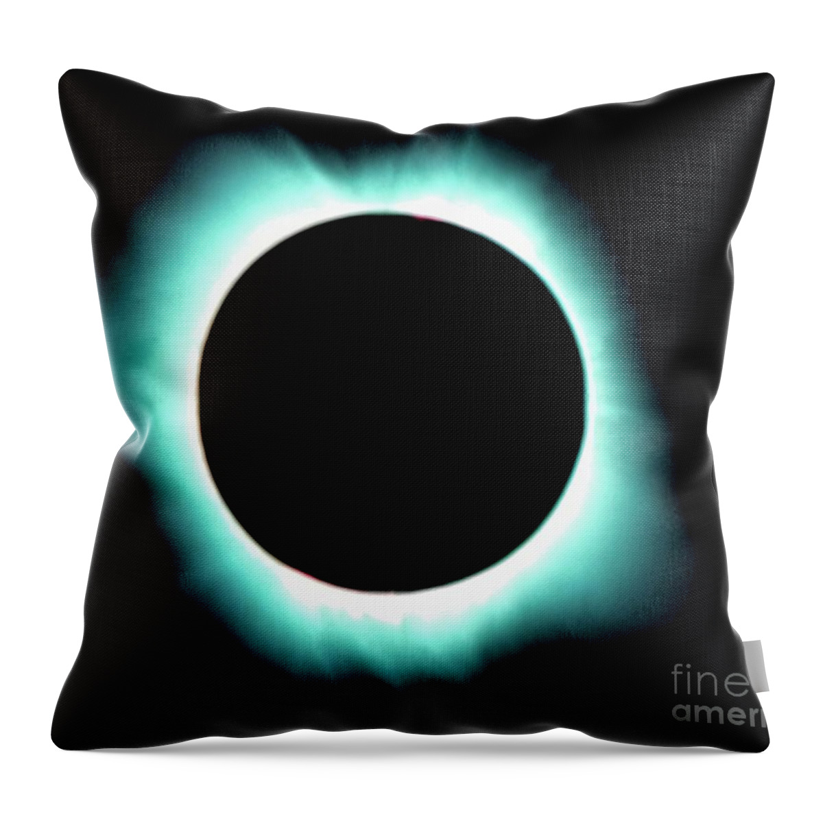 Jon Burch Throw Pillow featuring the photograph Solar Corona by Jon Burch Photography