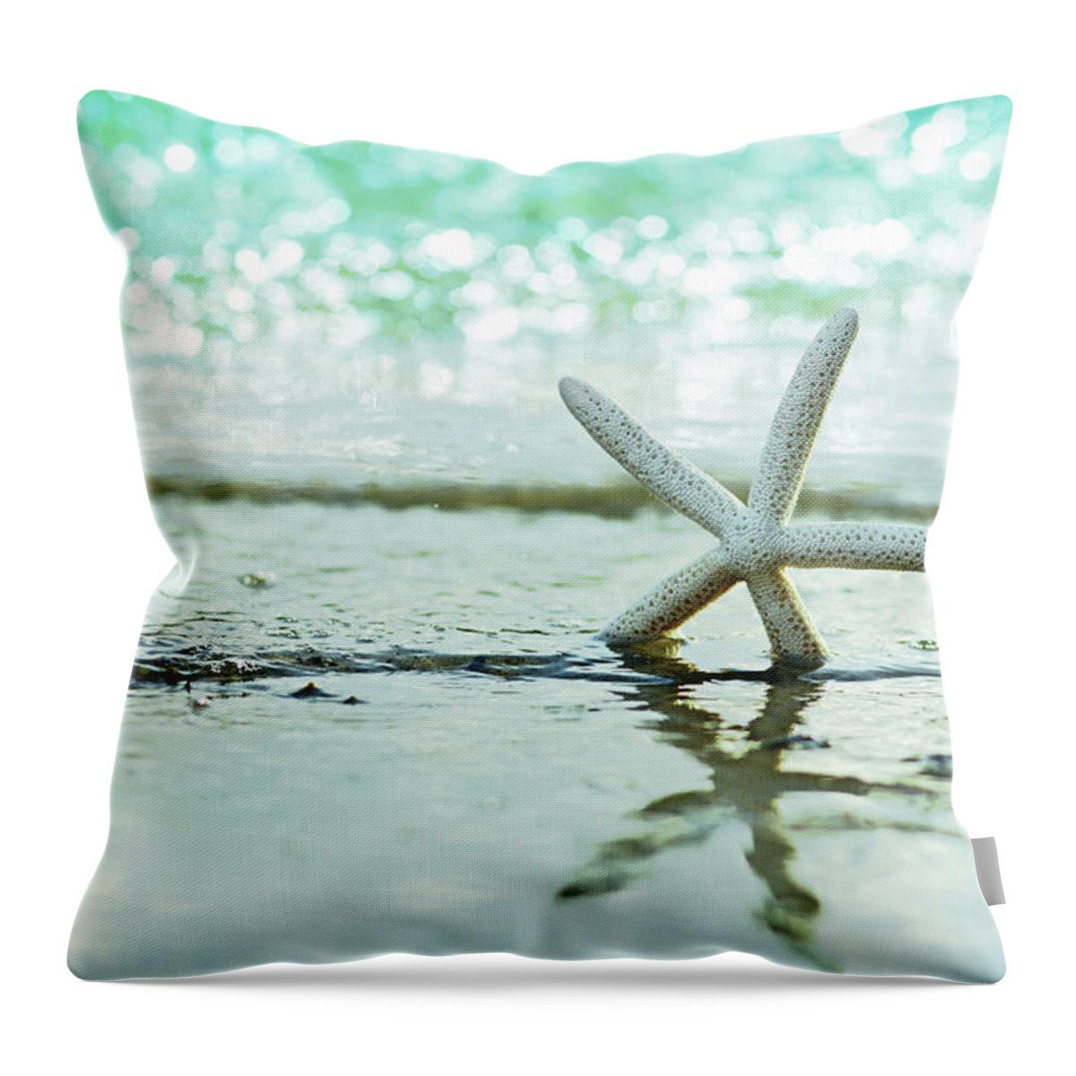 Beach Throw Pillow featuring the photograph Somewhere You Feel Free by Laura Fasulo