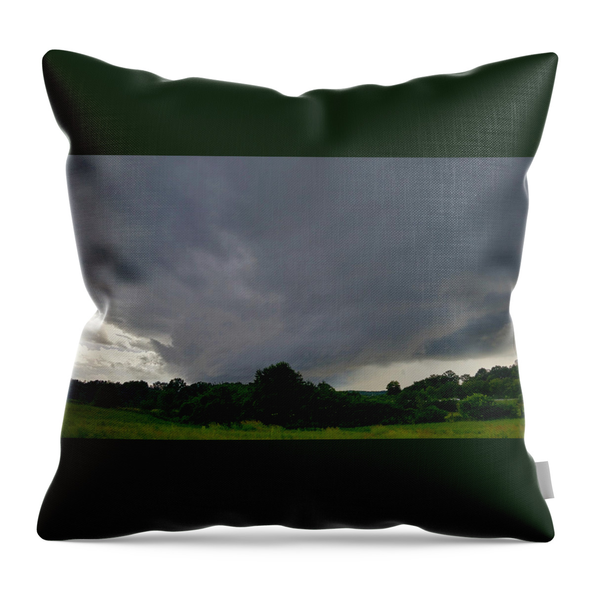 Weather Throw Pillow featuring the photograph Southern Tennessee Thunderstorm by Ally White