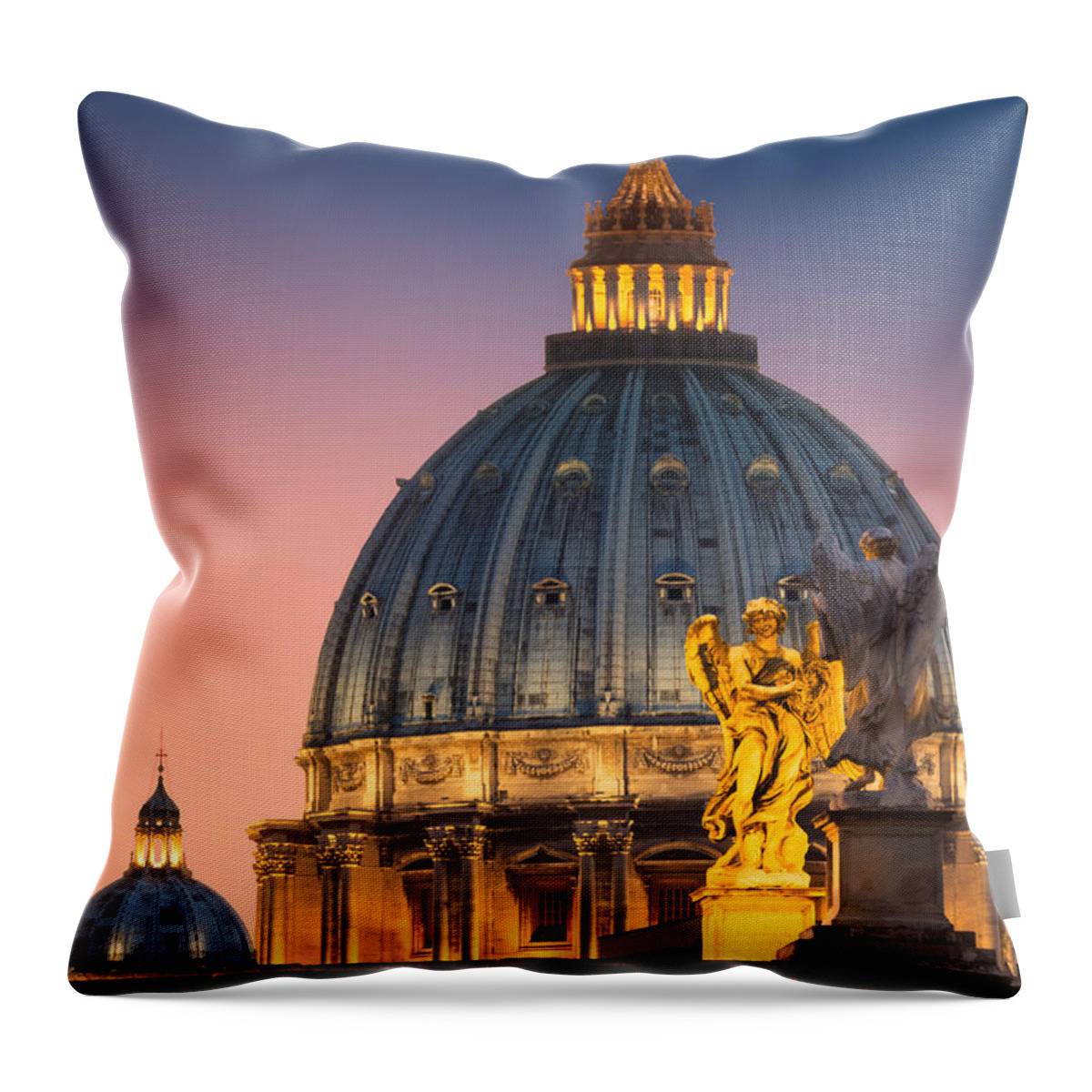 St. Peter's Dom Throw Pillow featuring the photograph St. Peter's Dom by Peter Boehringer