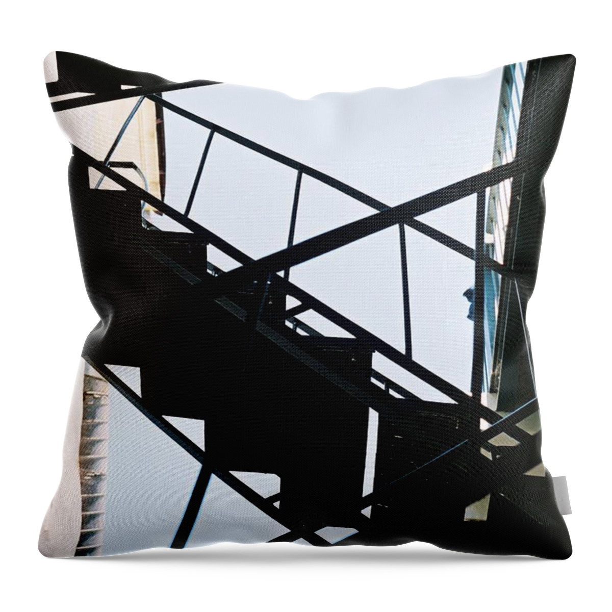 Architecture Throw Pillow featuring the photograph Stairway to heaven by Barthelemy de Mazenod