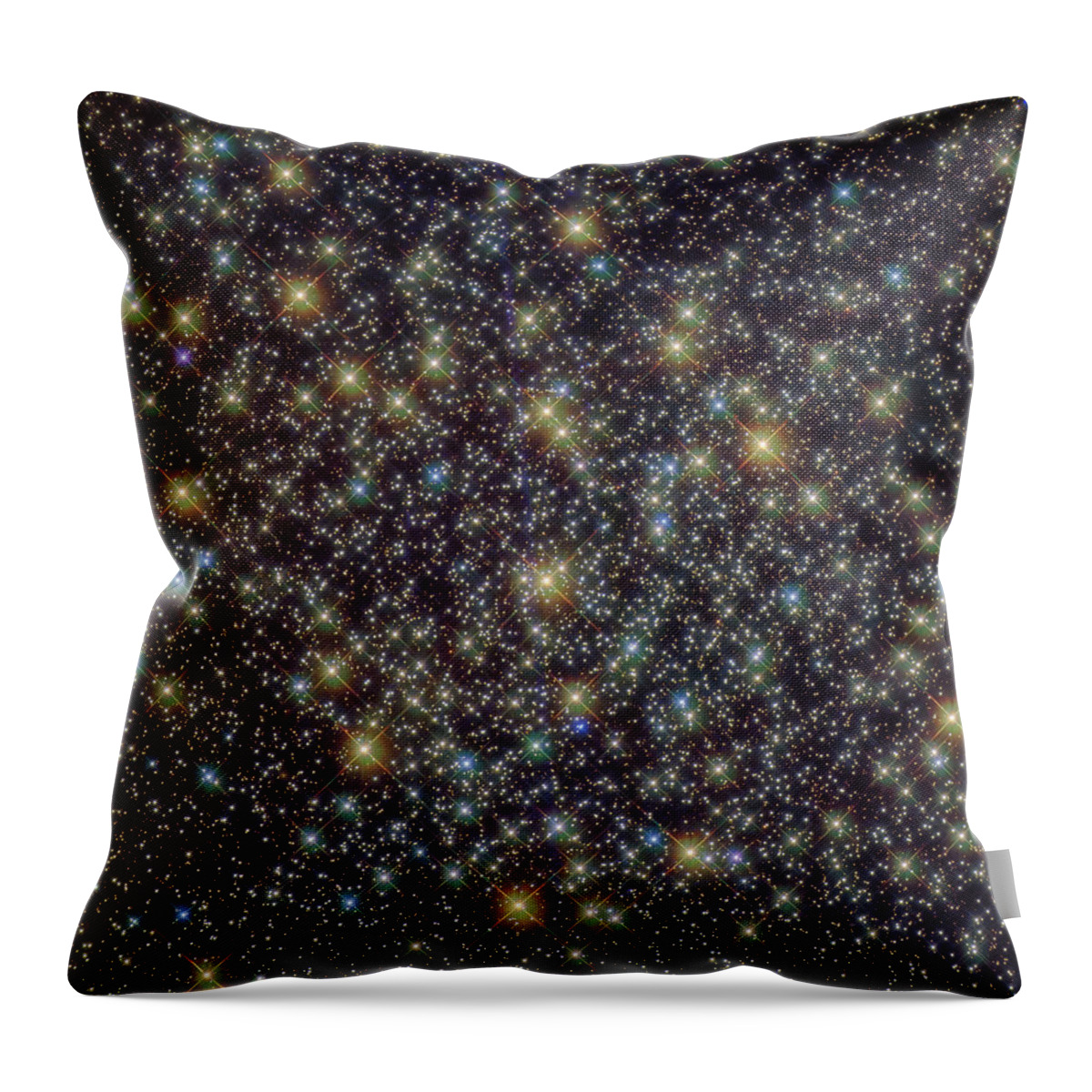 Background Throw Pillow featuring the photograph Standout Stars by Mango Art