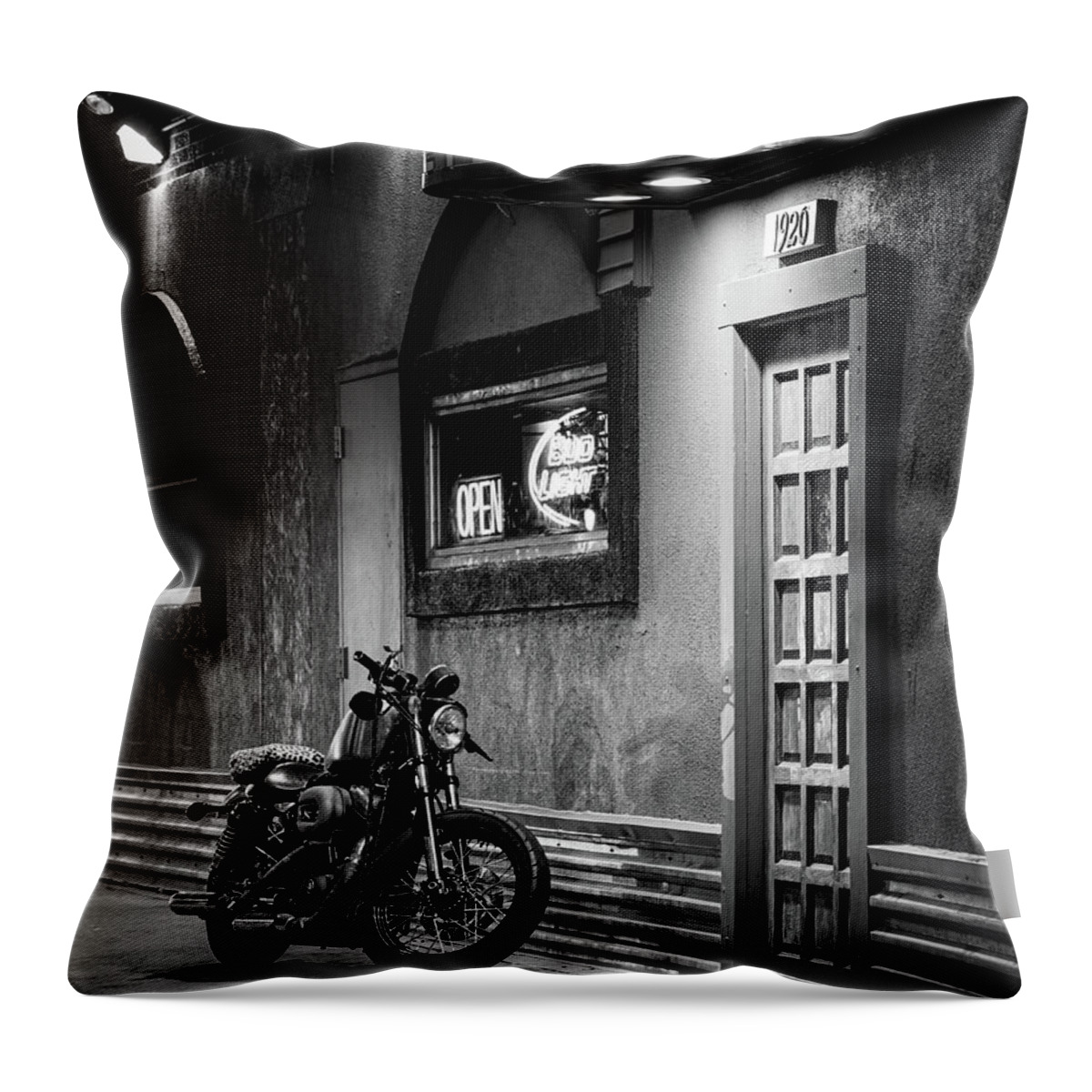Colfax Throw Pillow featuring the photograph Still Life on Colfax by Stephen Holst