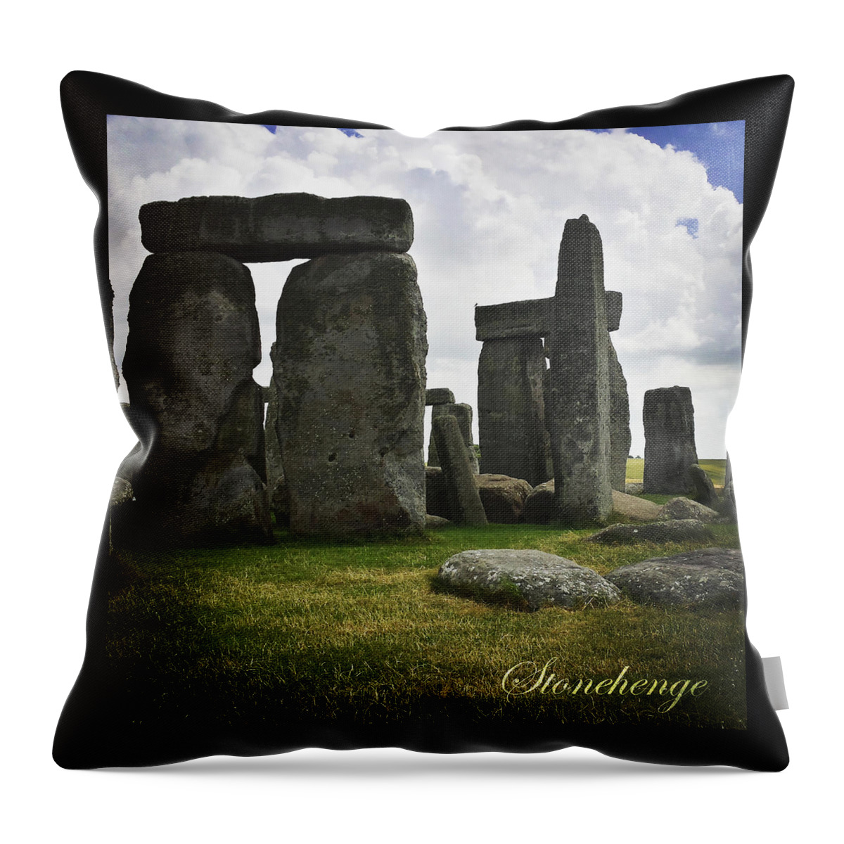 Ireland Throw Pillow featuring the photograph Stonehenge Ireland by Joelle Philibert
