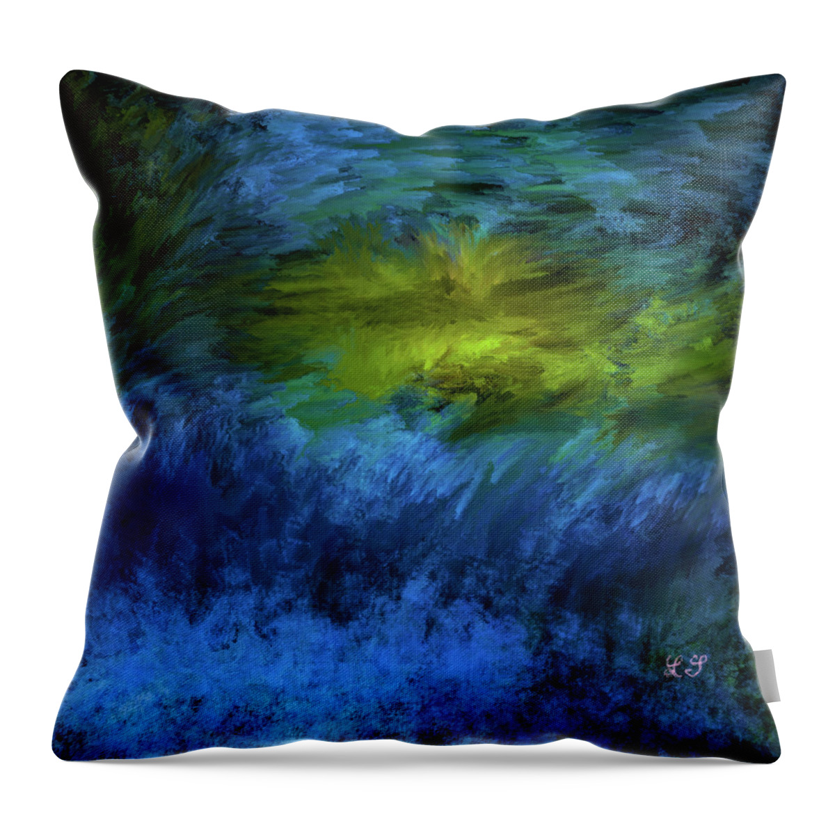 Stormy Dreams Throw Pillow featuring the digital art Stormy dreams #j4 by Leif Sohlman