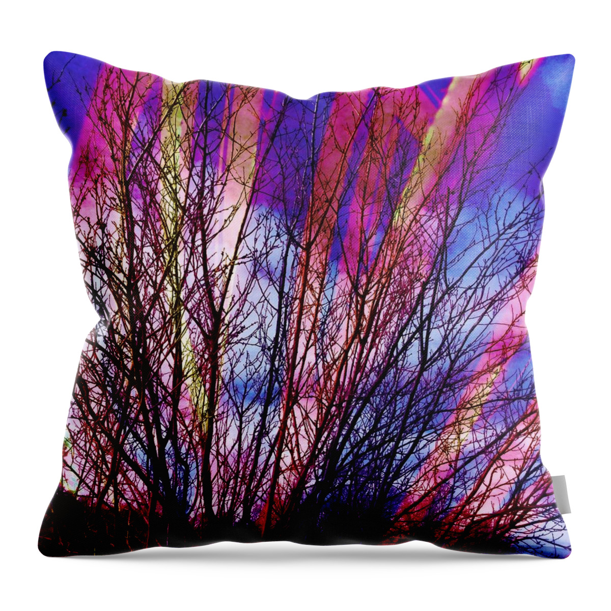 Streamers Throw Pillow featuring the photograph Streamers by Vivian Aumond