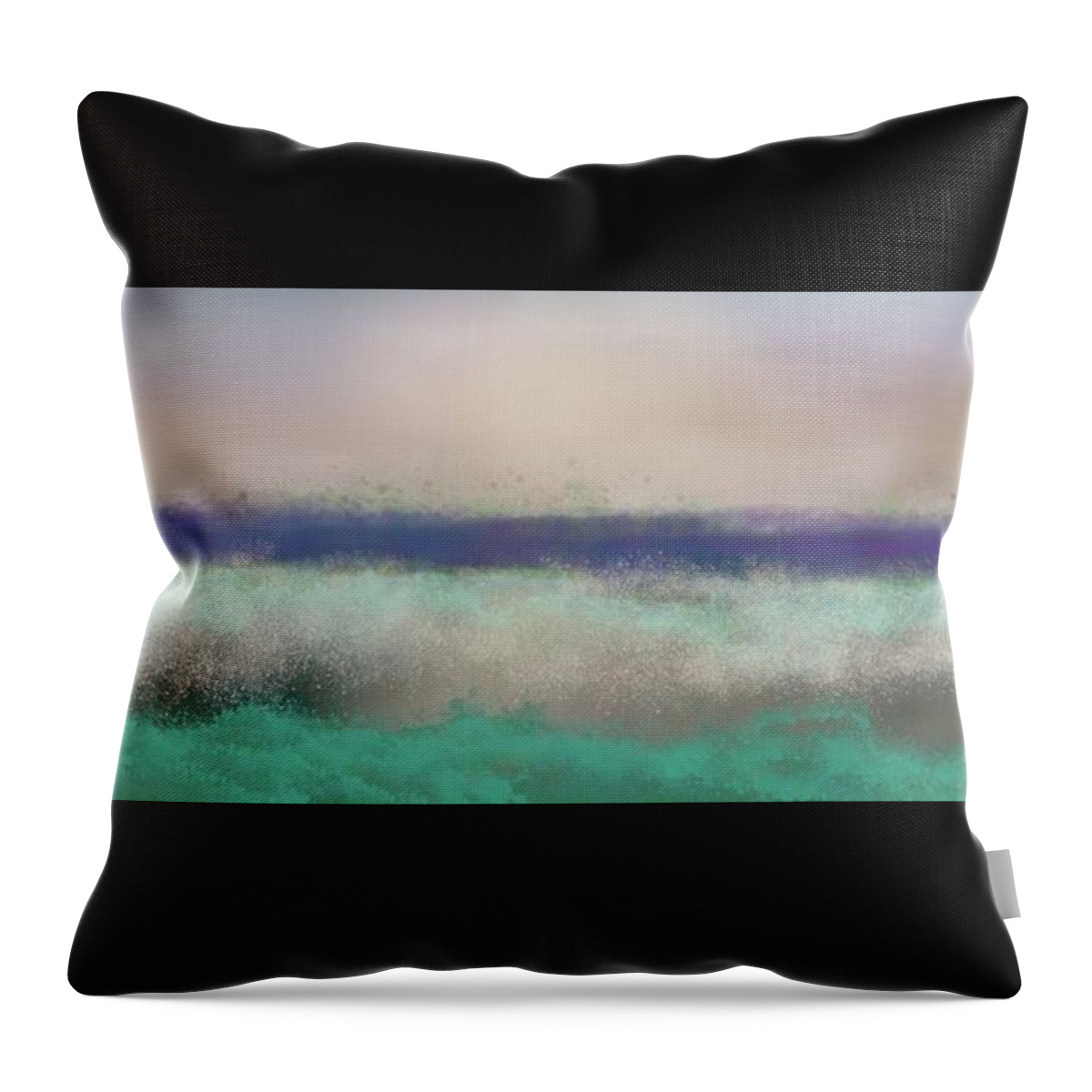 Beach Throw Pillow featuring the digital art Summer Dreams 2020 by Julie Grimshaw