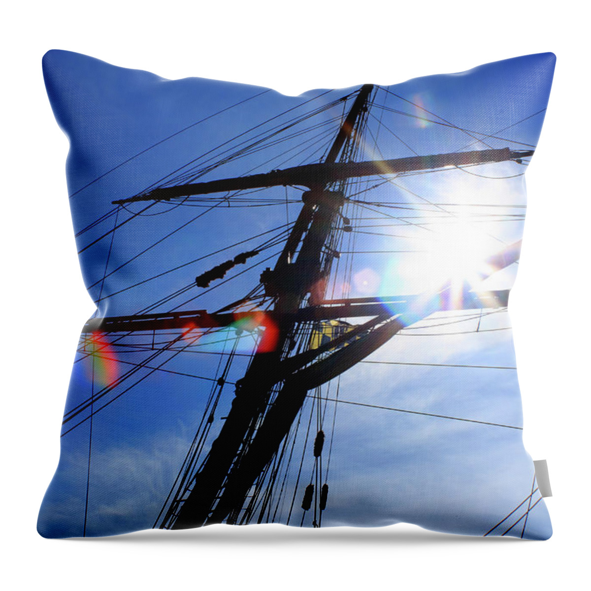 Rhode Island Throw Pillow featuring the photograph Sunlight by Jim Feldman