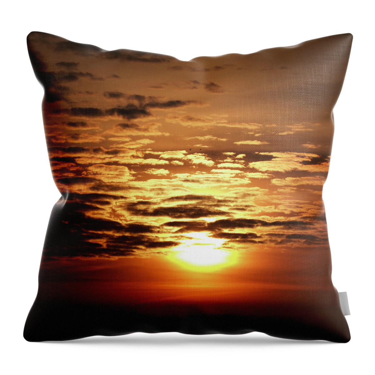 Sunset Throw Pillow featuring the photograph Sunrise #9 by Dragan Kudjerski