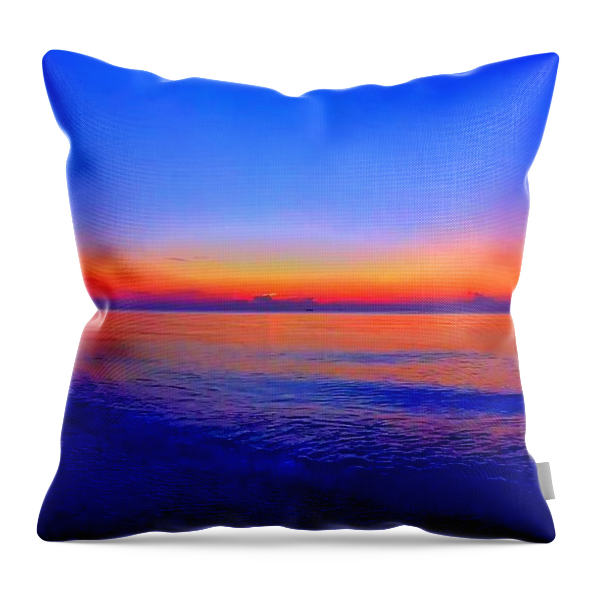 Sunrise Throw Pillow featuring the photograph Sunrise Beach 59 by Rip Read