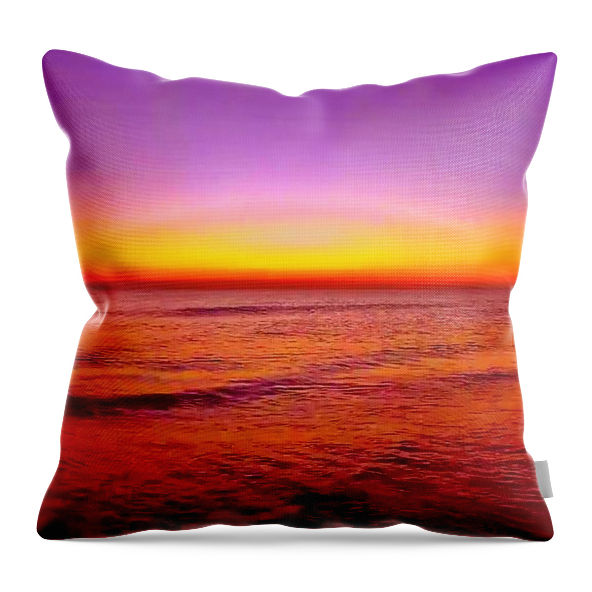 Sunrise Throw Pillow featuring the photograph Sunrise Beach 6 by Rip Read