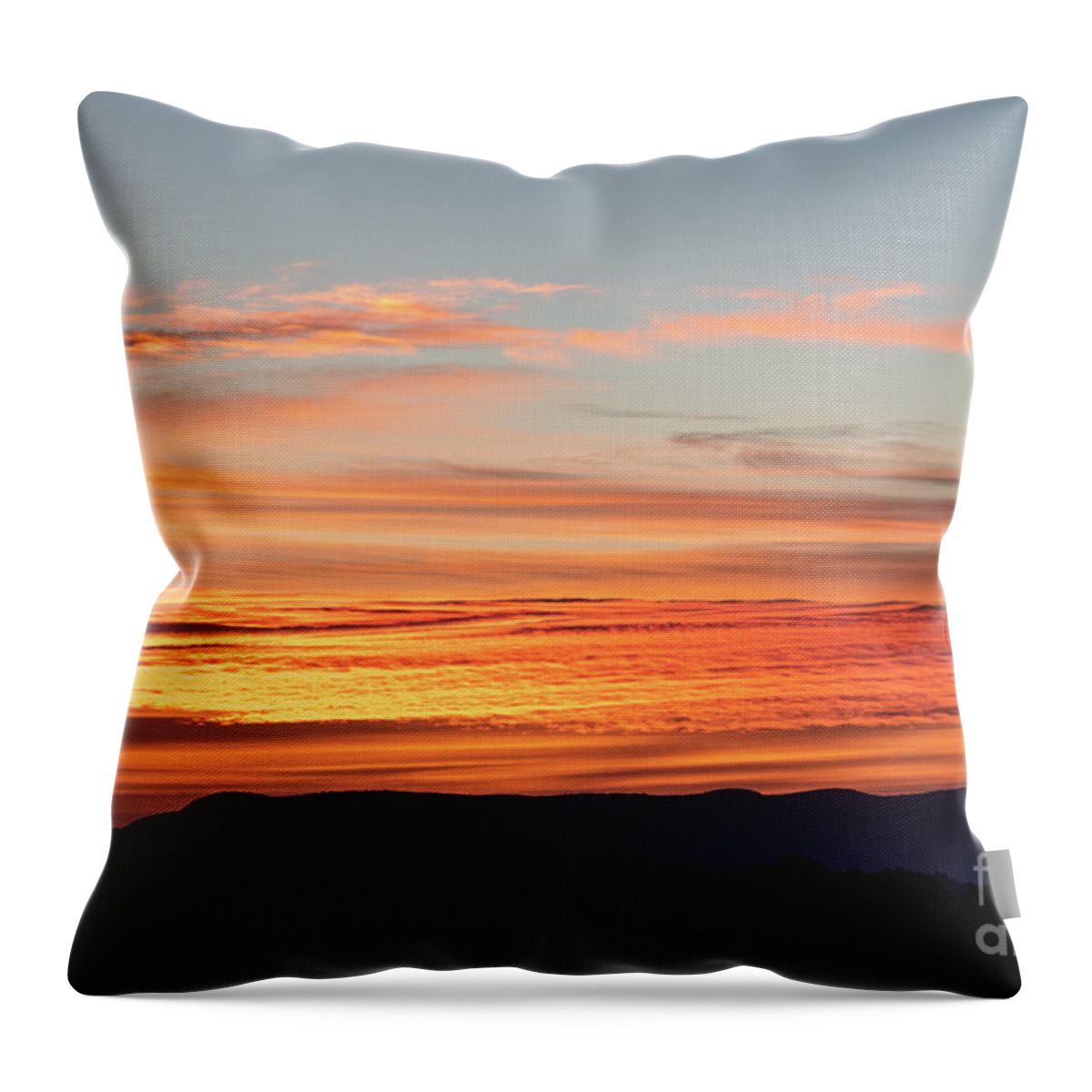 Natanson Throw Pillow featuring the photograph Sunrise Halloween 2020 by Steven Natanson