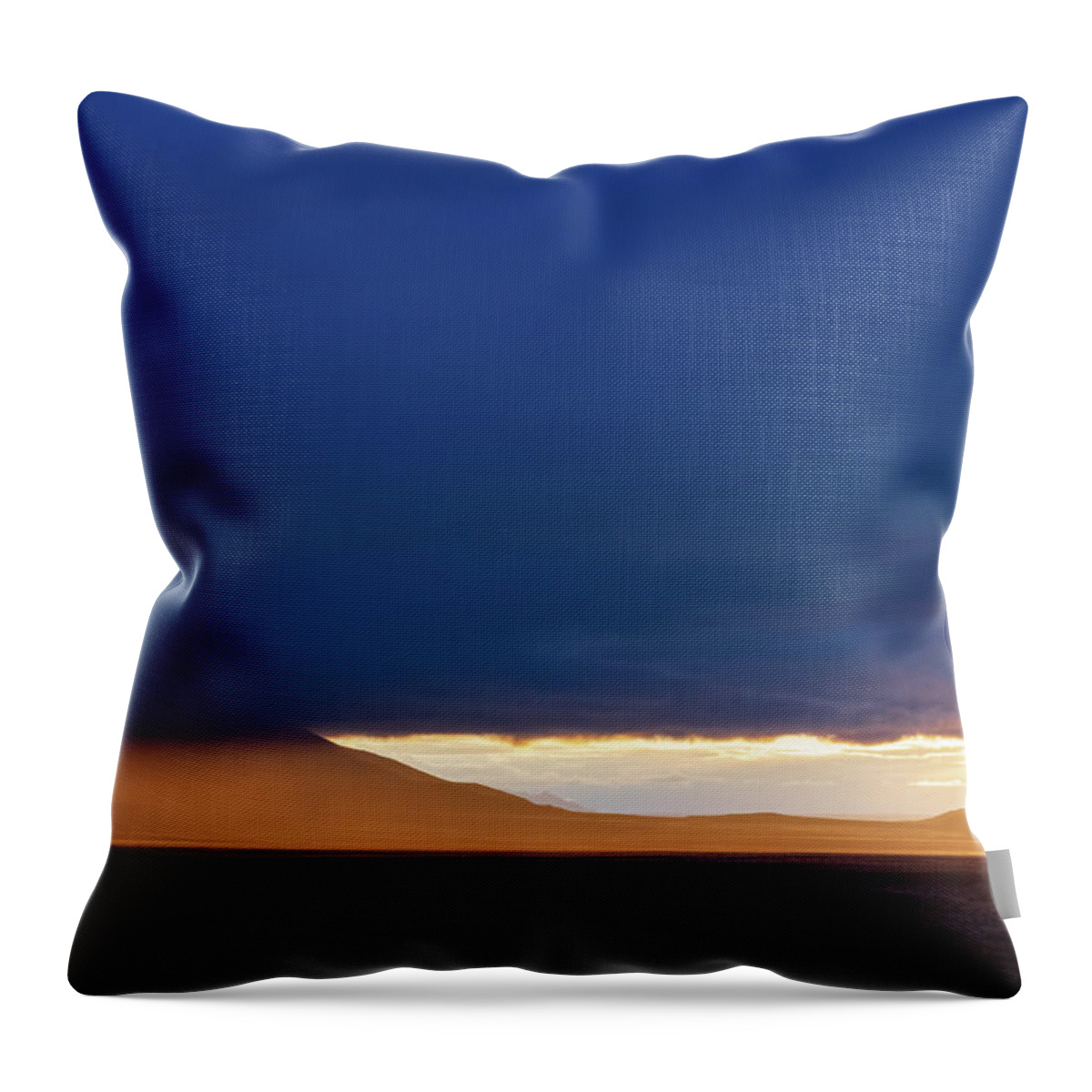 Sunset Throw Pillow featuring the photograph Sunset Colors by Mary Hone