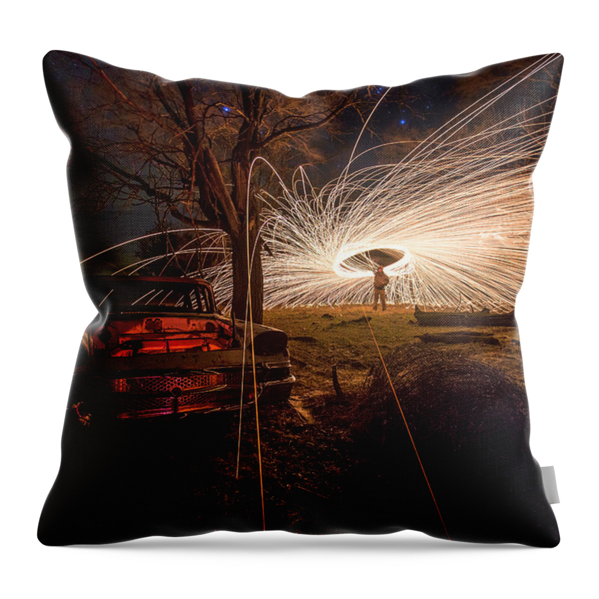 Supernatural Throw Pillow featuring the photograph Supernatural by Aaron J Groen