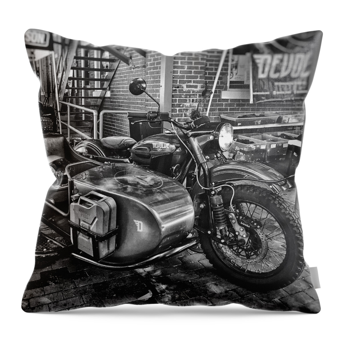 Motorcycle Throw Pillow featuring the photograph Sweet Motorcycle by Rick Nelson