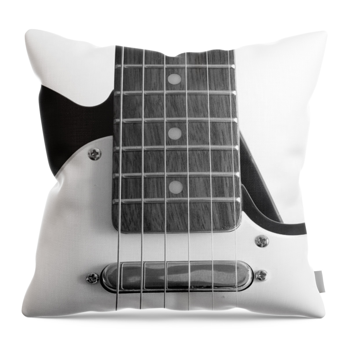 Guitar Throw Pillow featuring the photograph Tele by Joe Kozlowski