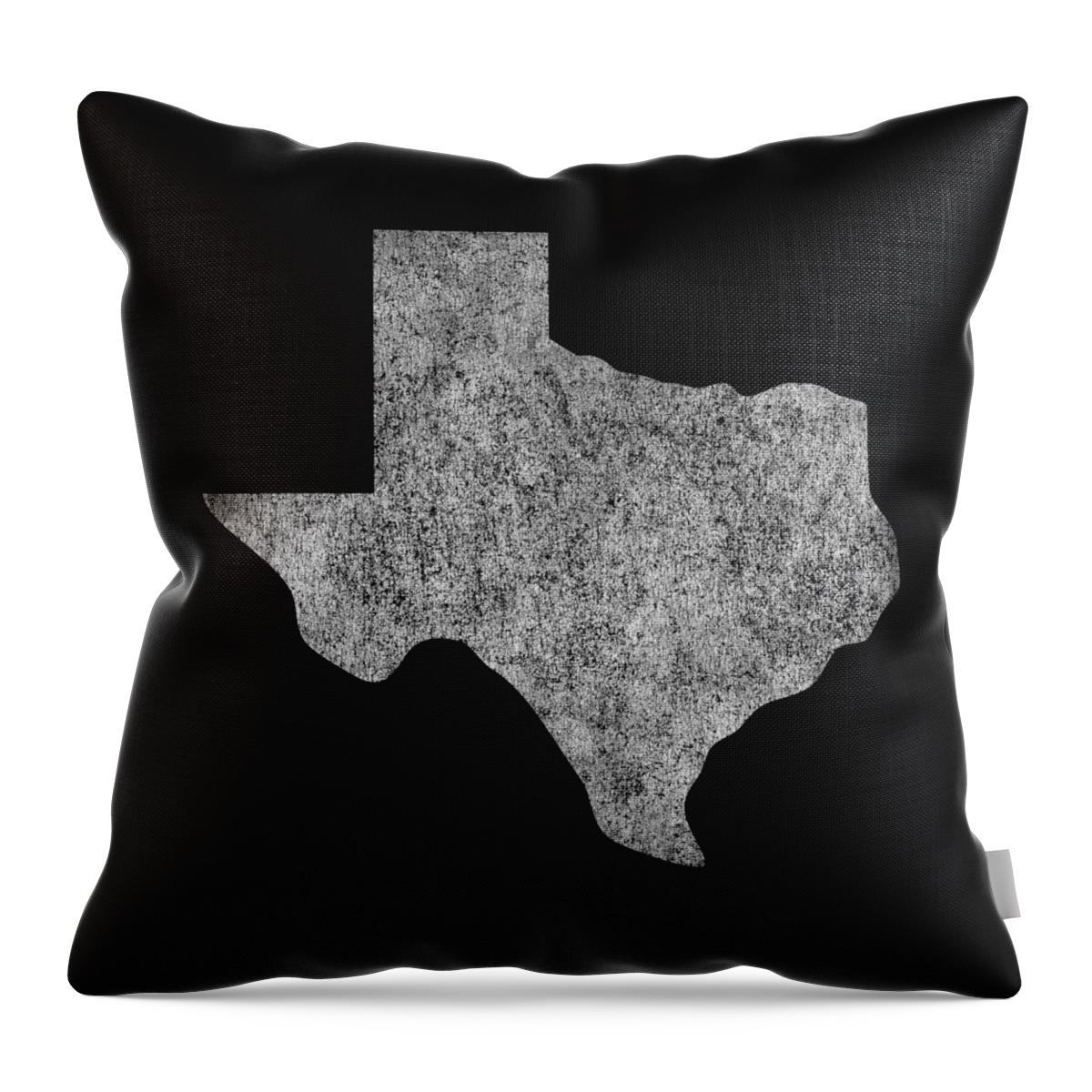Funny Throw Pillow featuring the digital art Texas Home Retro by Flippin Sweet Gear