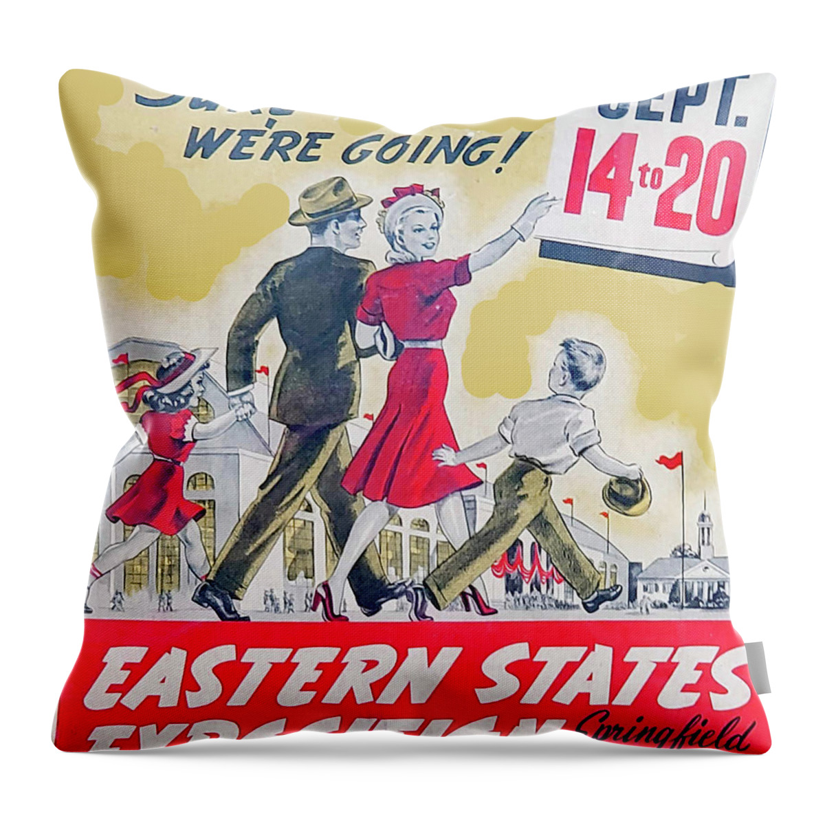 Eastern State Throw Pillow featuring the photograph The Big Show by Imagery-at- Work