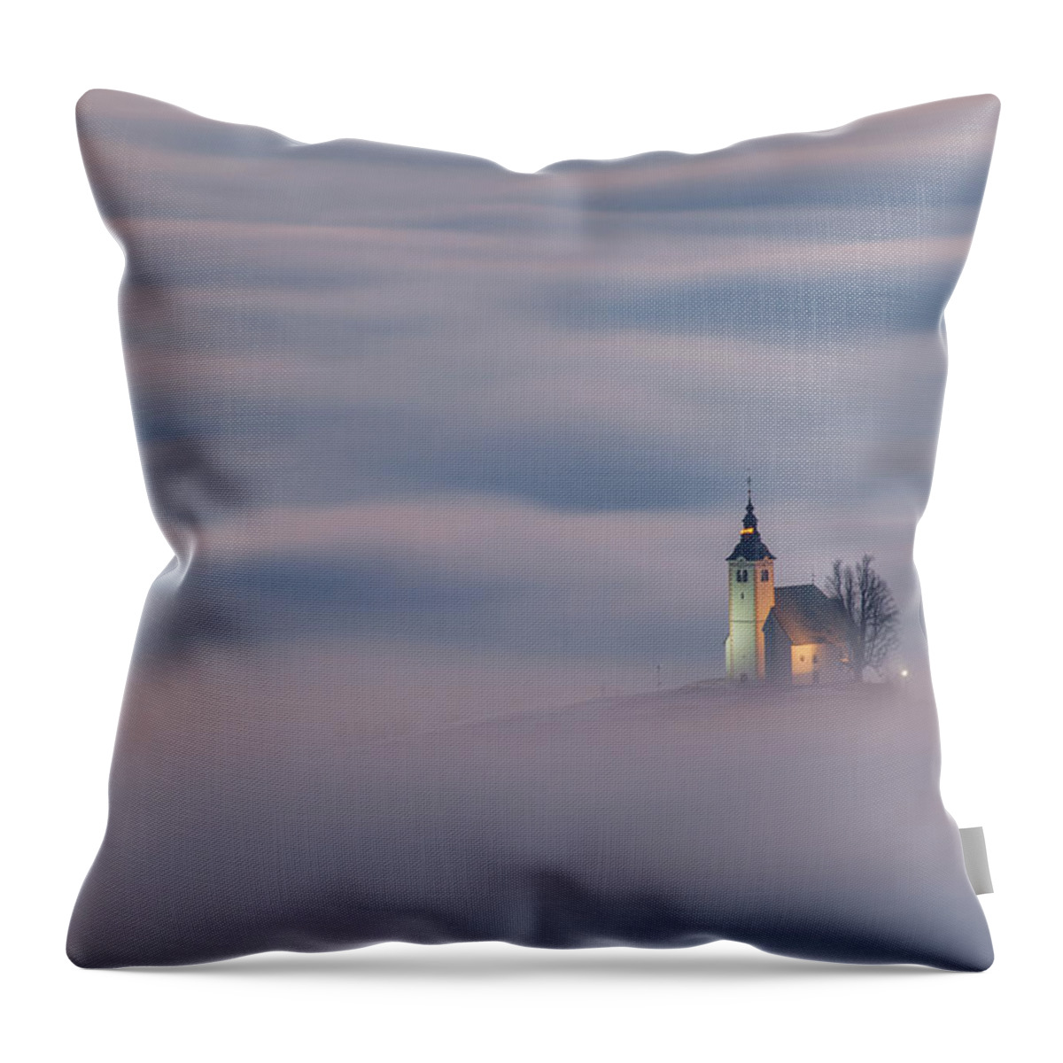 Church Throw Pillow featuring the photograph The Boat II by Piotr Skrzypiec