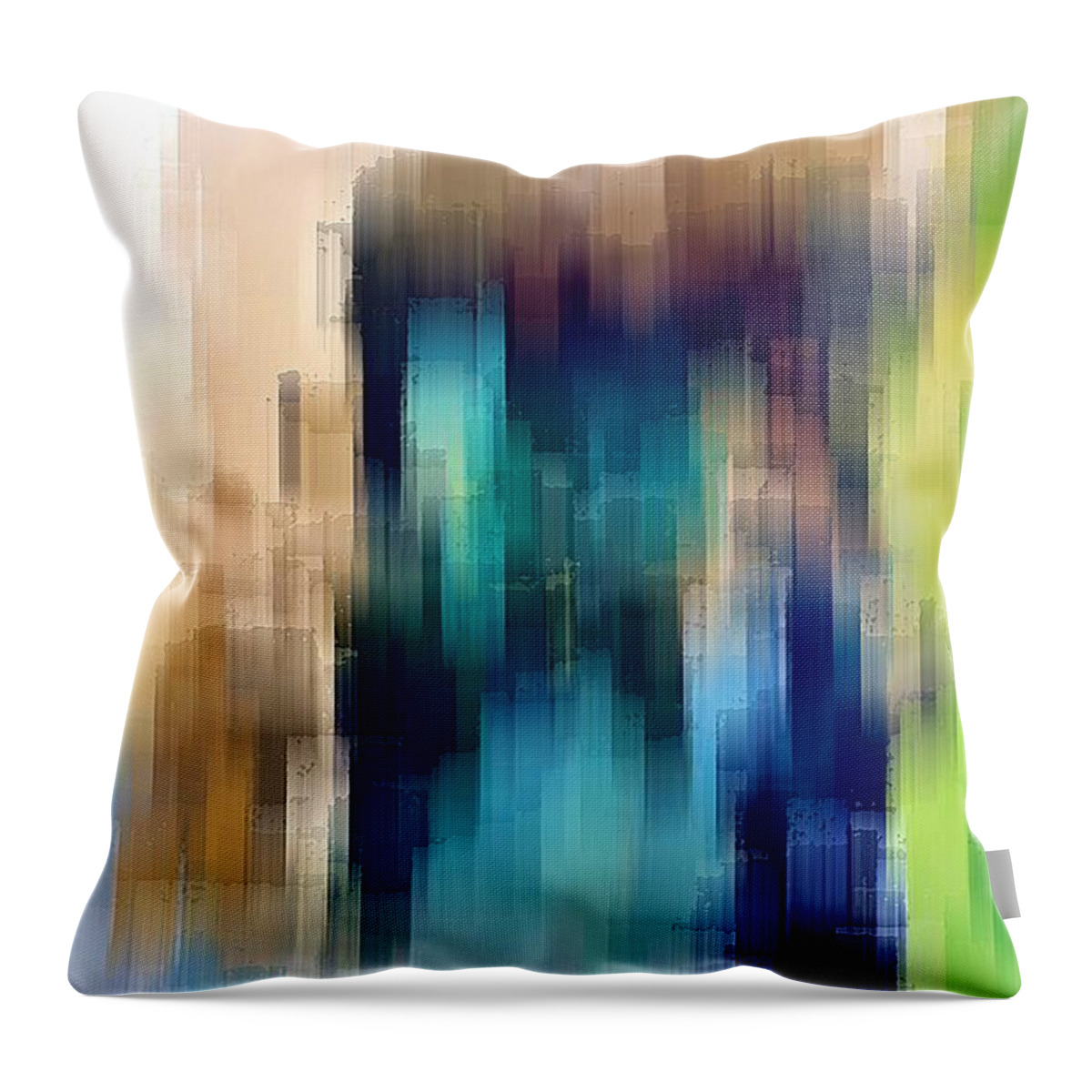 Digital Throw Pillow featuring the digital art The Bystander by David Manlove