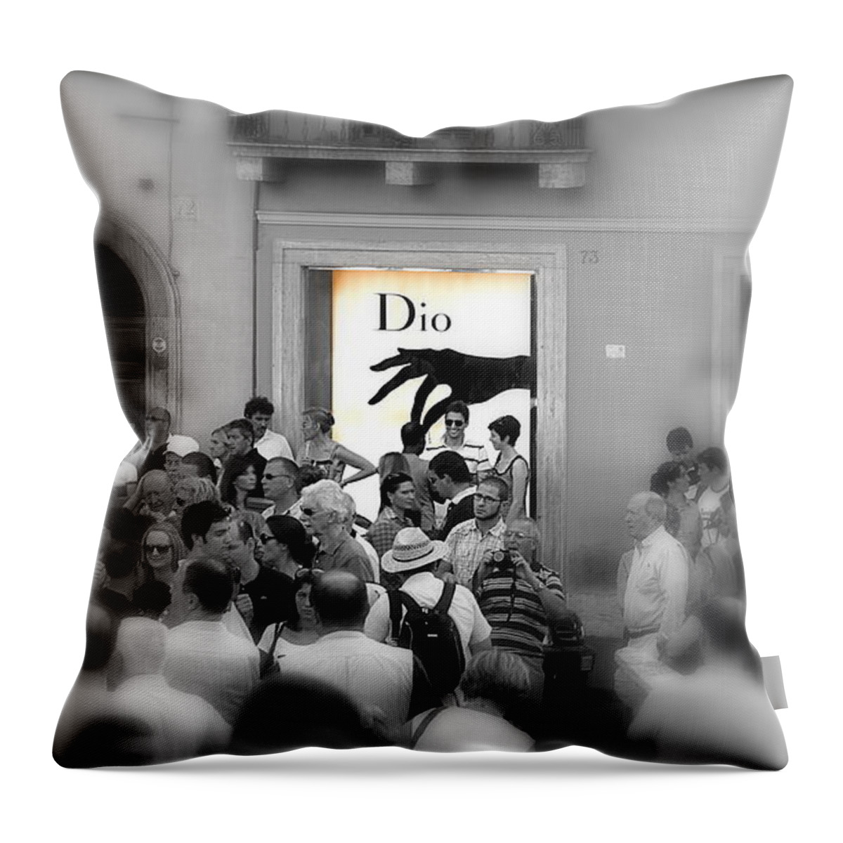 Chosen One Throw Pillow featuring the photograph The Chosen One by Valentino Visentini