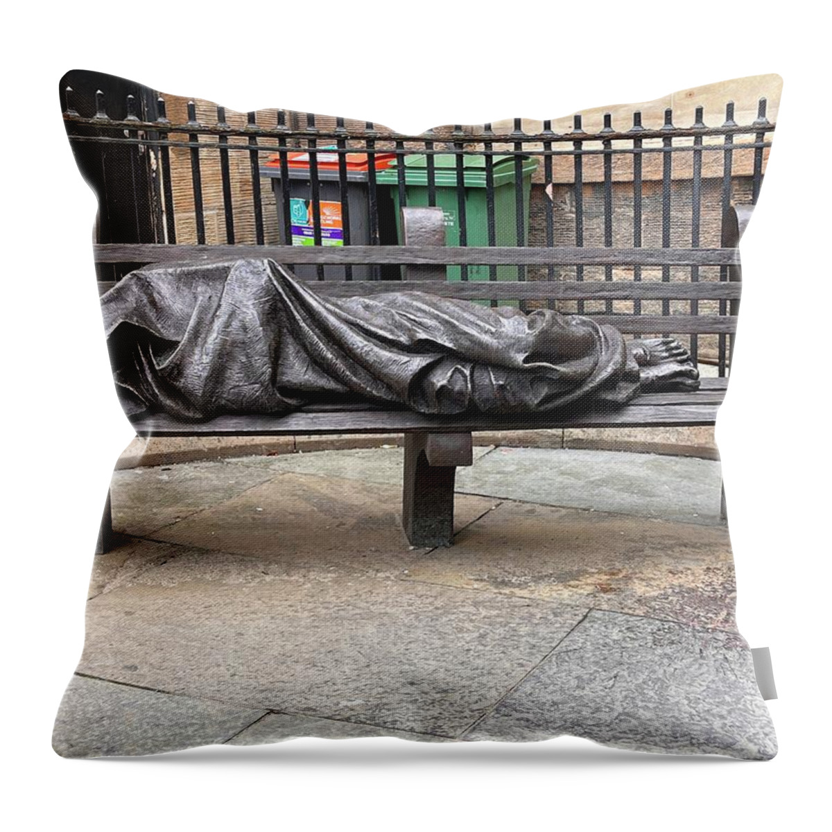 Forlorn Throw Pillow featuring the photograph The Forlorn by James Canning