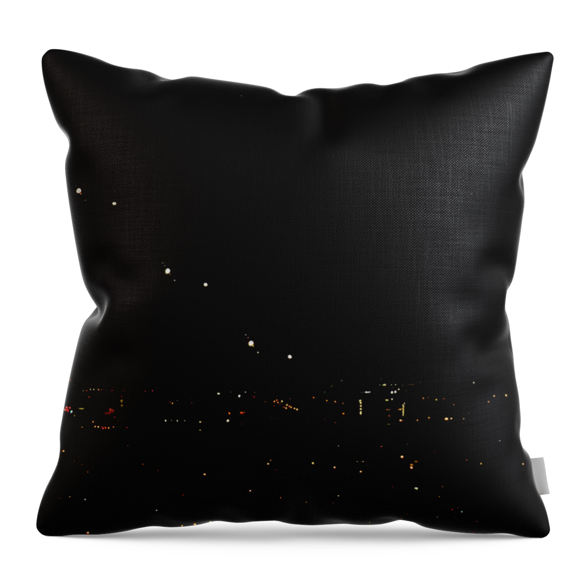 Jupitar Throw Pillow featuring the photograph The Great Conjunction 2020 - Jupitar and Saturn by Amazing Action Photo Video