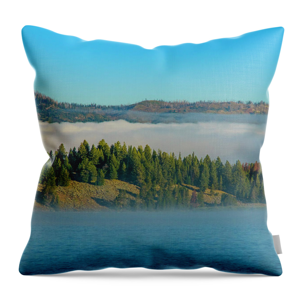 Grand Teton National Park Throw Pillow featuring the photograph The Lakeshore 1 by Melissa Southern