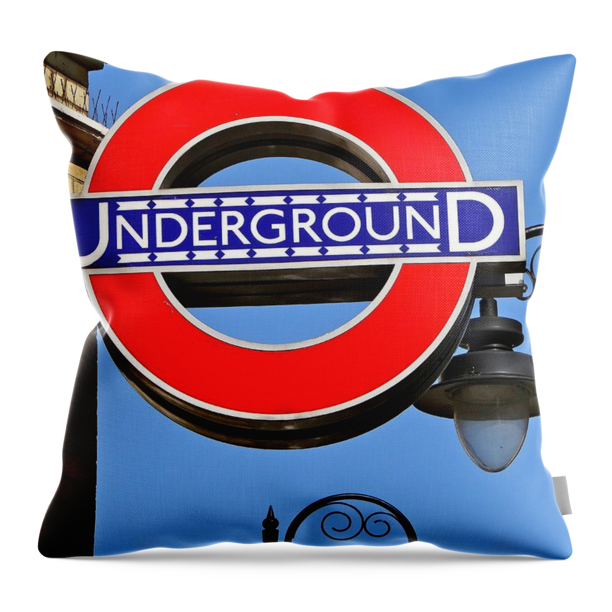 London Underground Transport Throw Pillow featuring the photograph The London Underground by Ira Shander