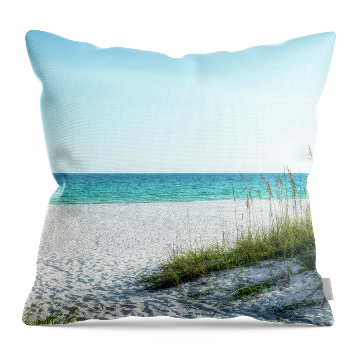 Beach Throw Pillow featuring the photograph The Magnificent Destin Beach by Kay Brewer
